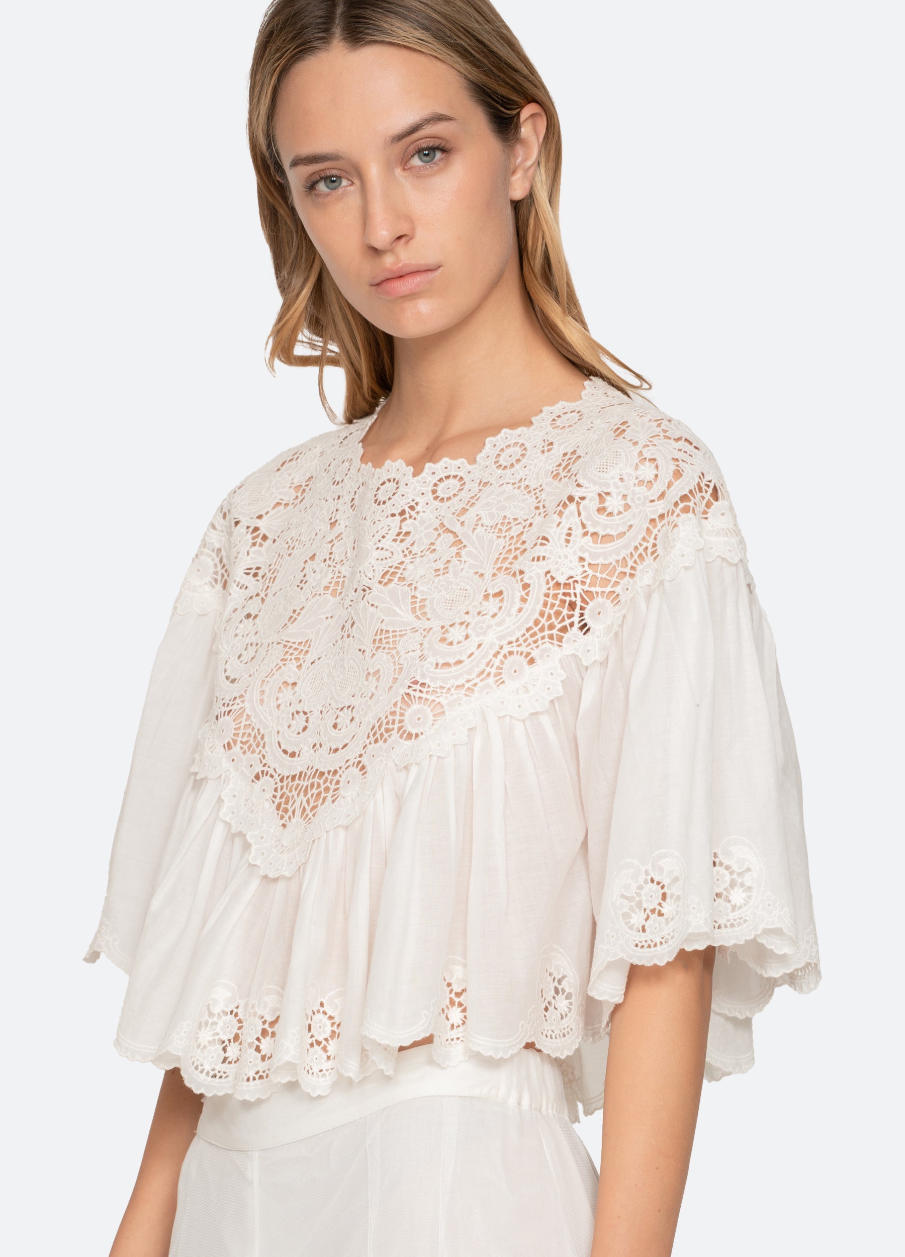Sea NY Sofia Top - Cream