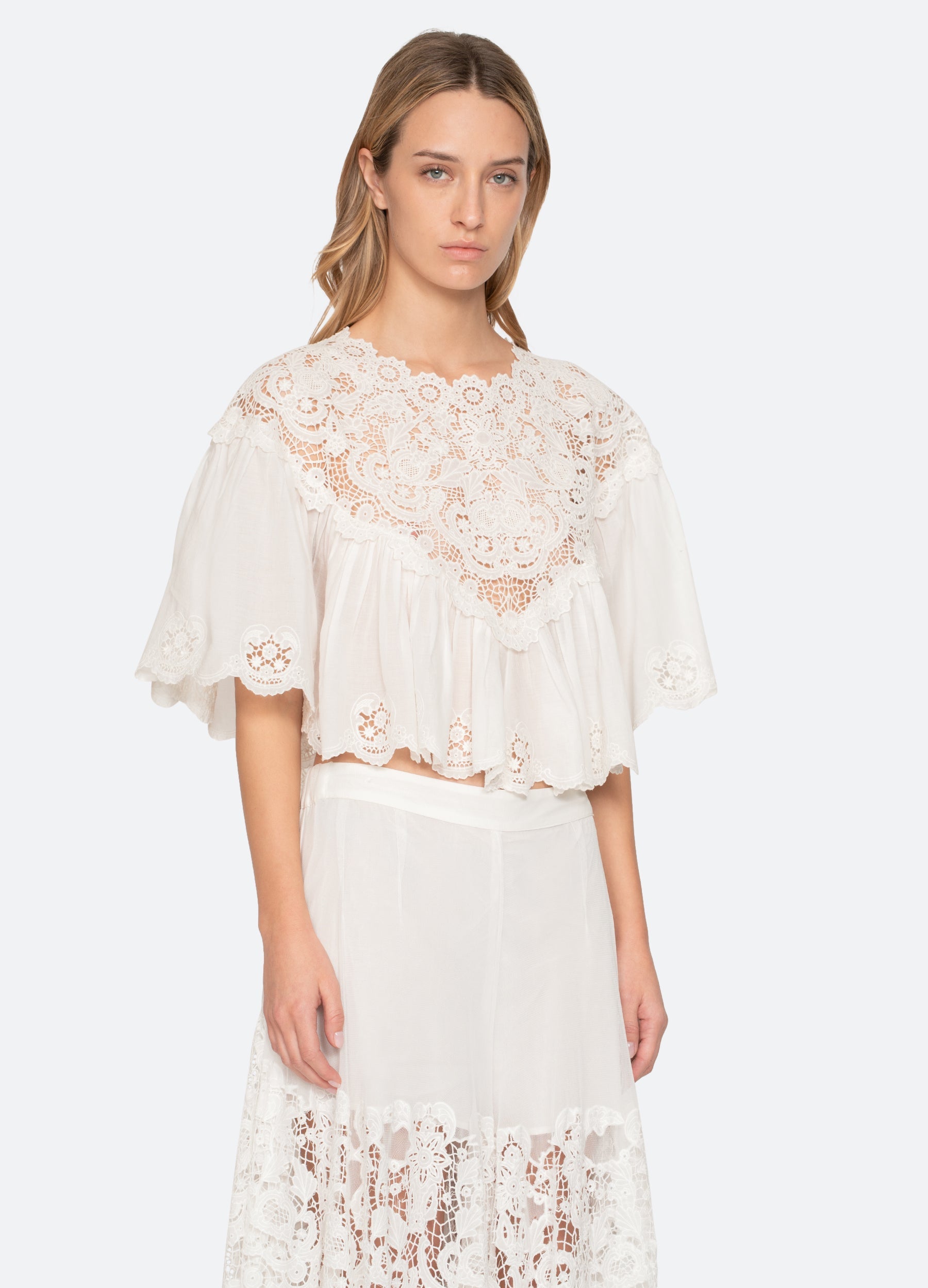 Sea NY Sofia Top - Cream