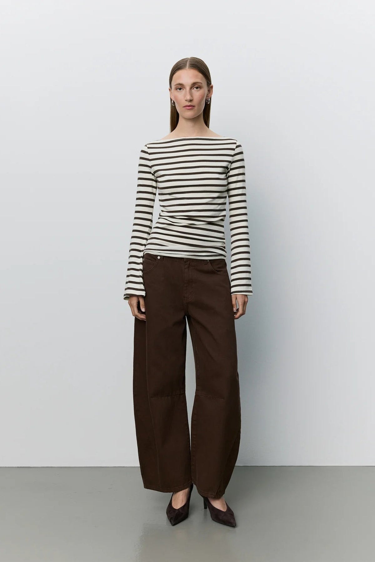 Sofie Schnoor Cece Boat-Neck Long Sleeve T-Shirt