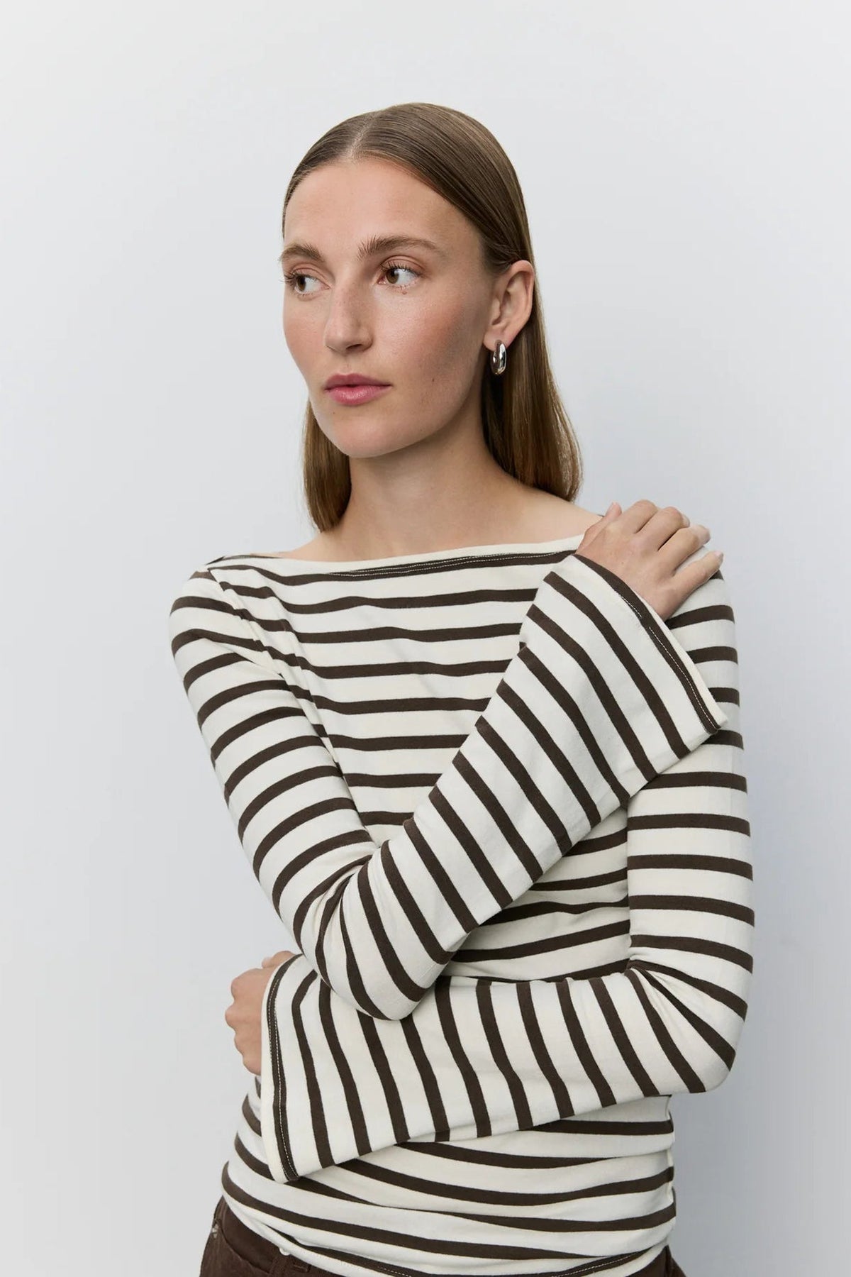 Sofie Schnoor Cece Boat-Neck Long Sleeve T-Shirt