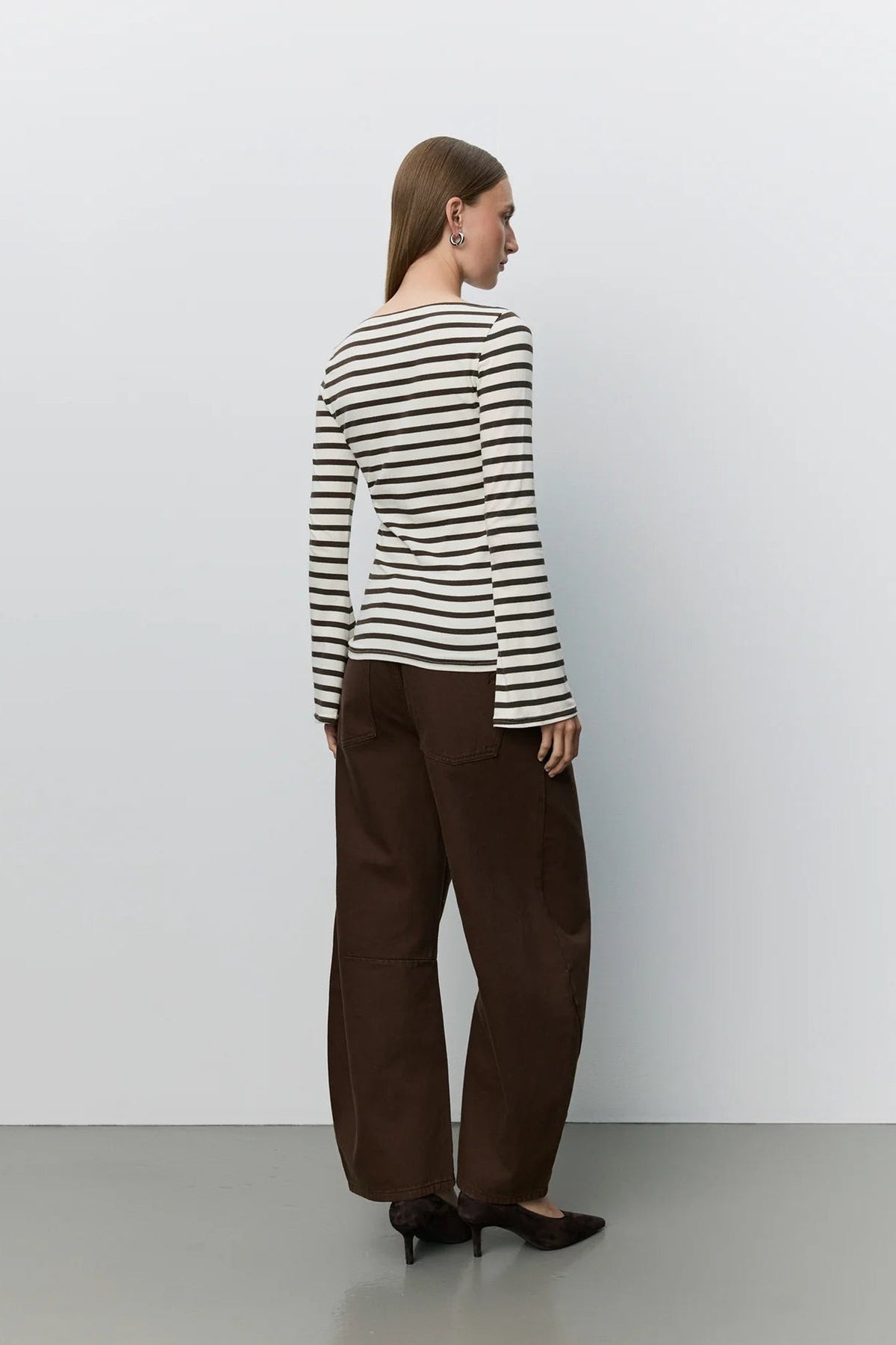 Sofie Schnoor Cece Boat-Neck Long Sleeve T-Shirt