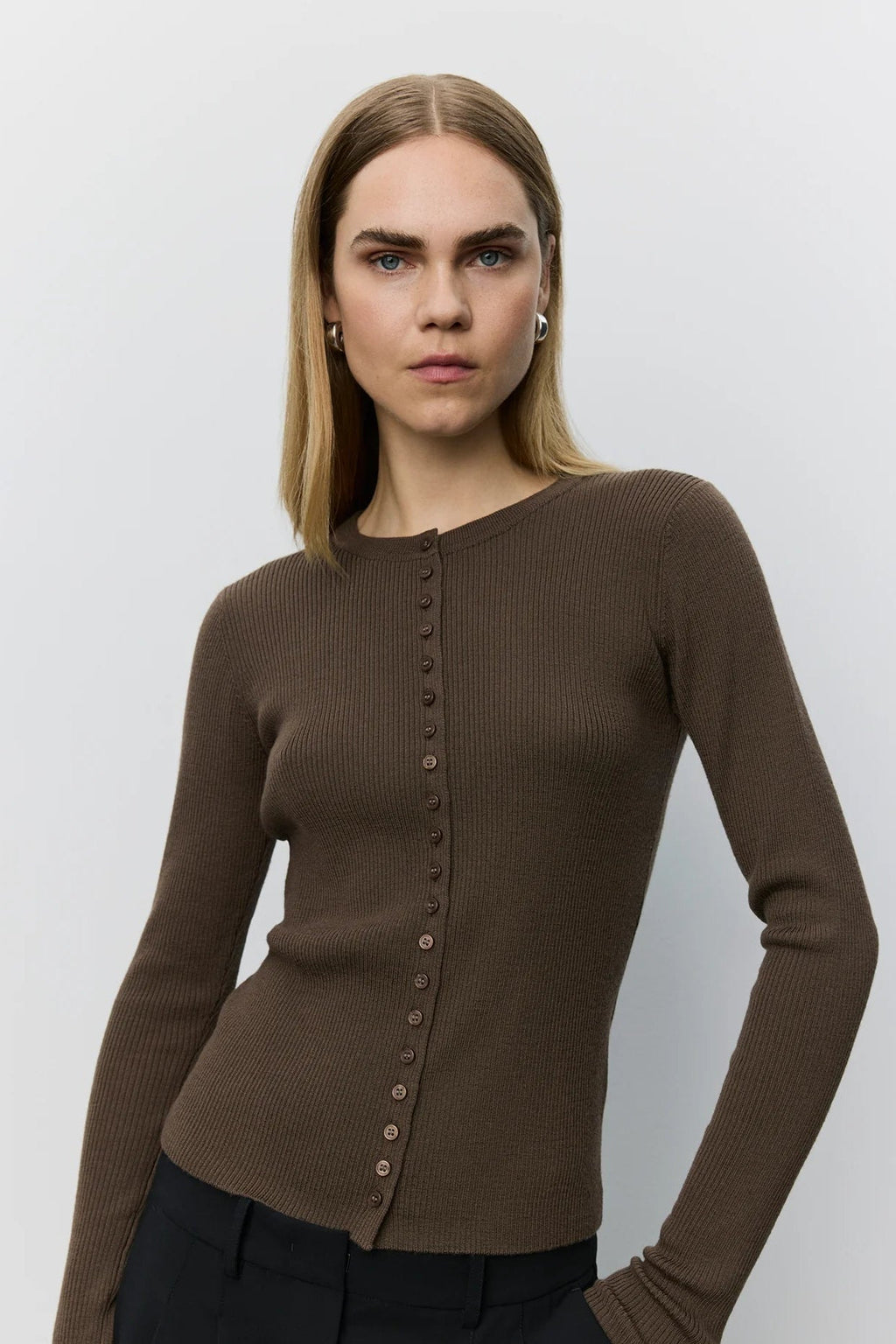 Sofie Schnoor Jules Rib Knit Cardigan
