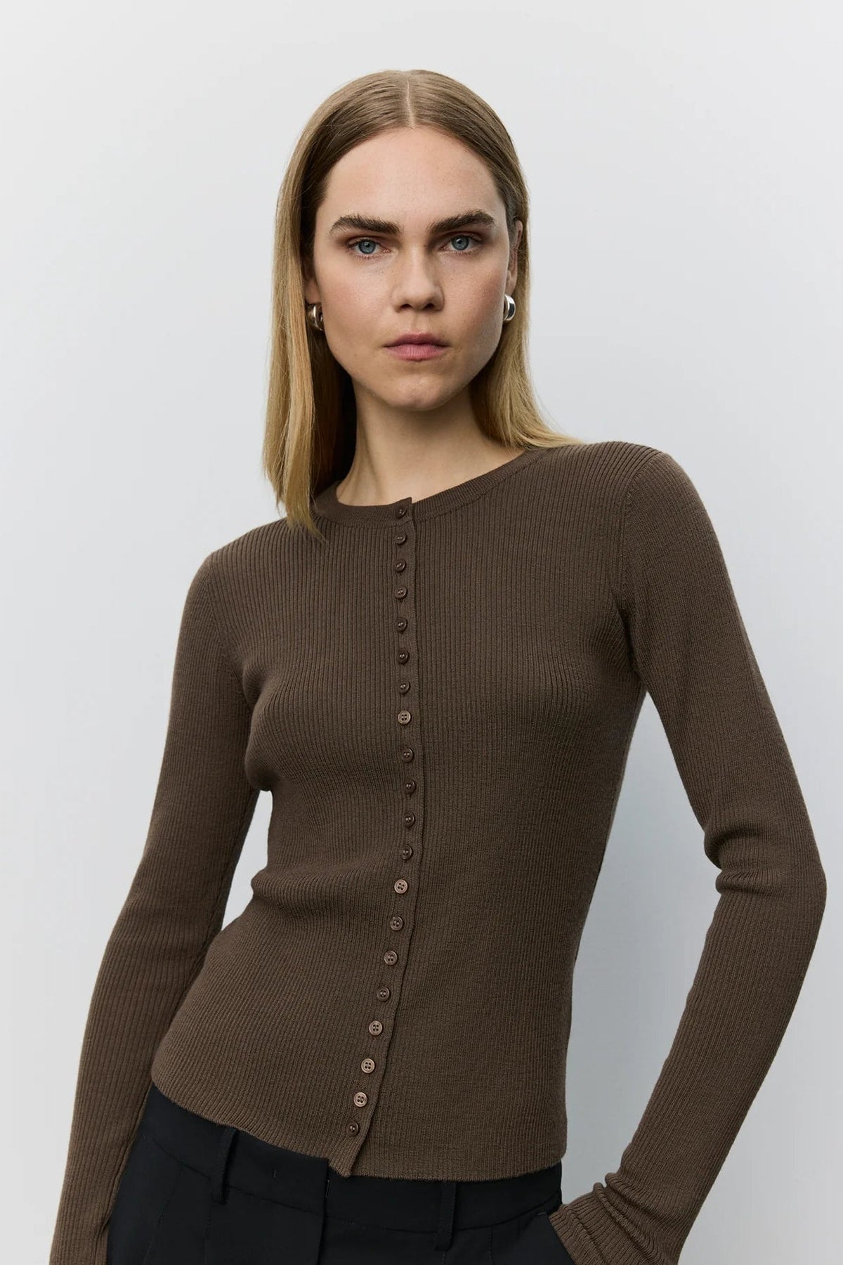 Sofie Schnoor Jules Rib Knit Cardigan