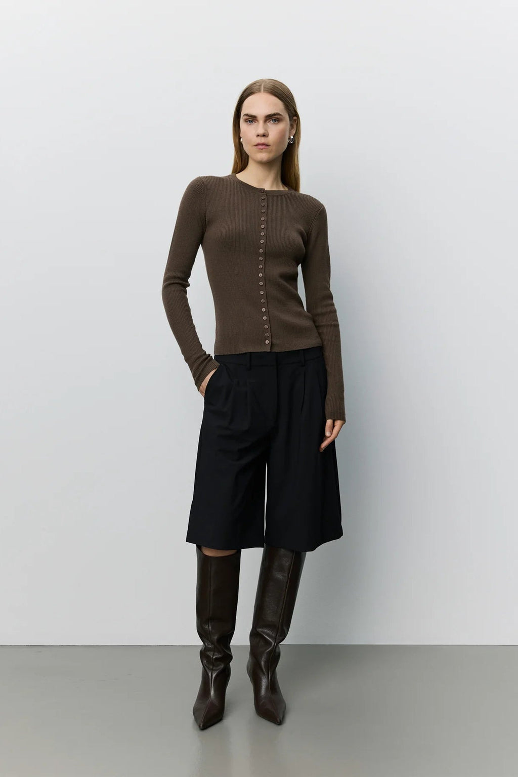 Sofie Schnoor Jules Rib Knit Cardigan