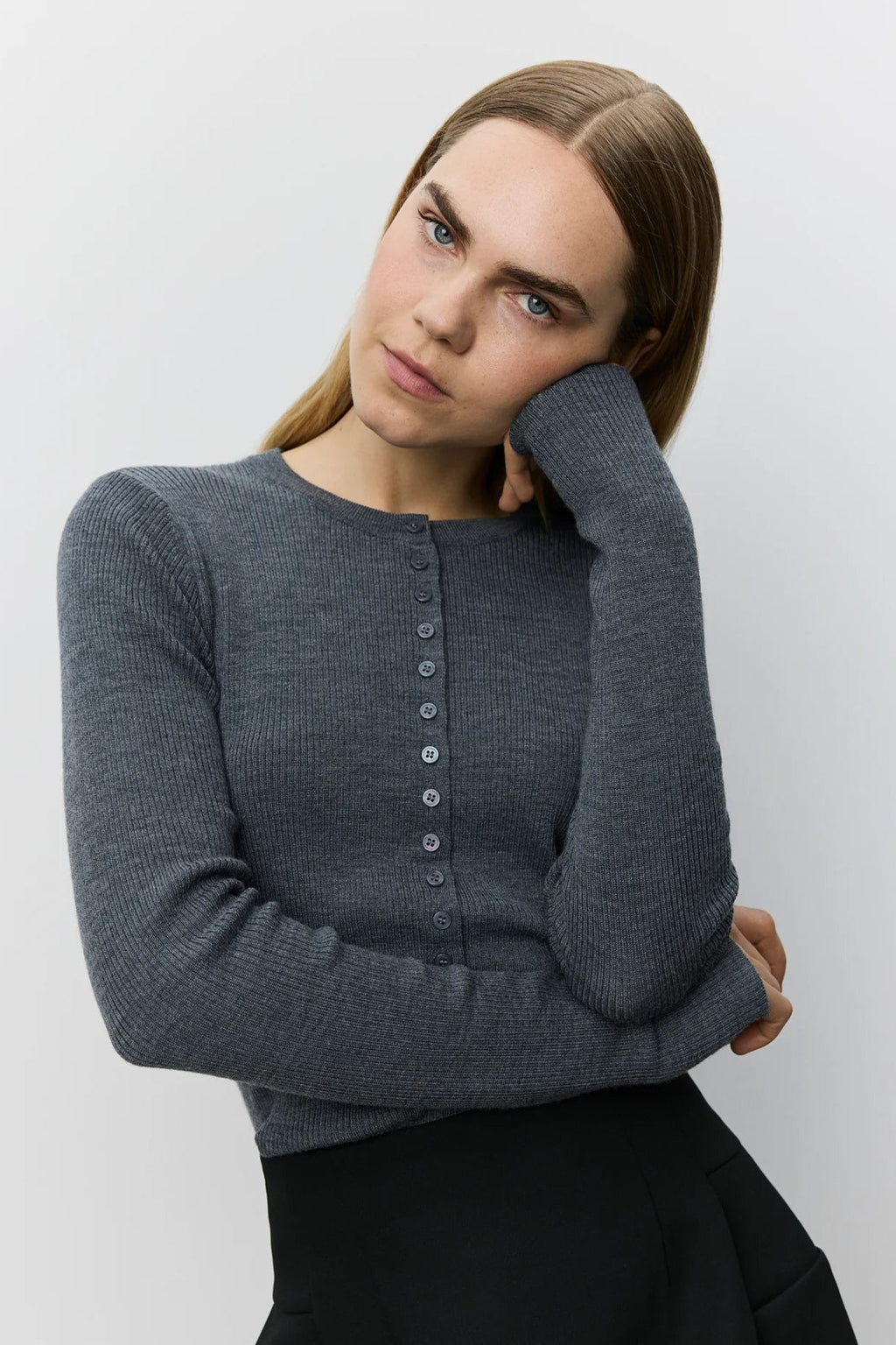 Sofie Schnoor Jules Rib Knit Cardigan