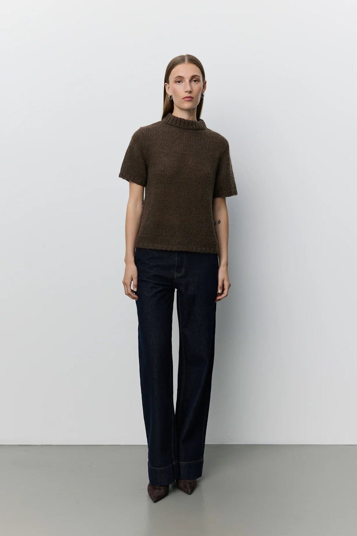 Sofie Schnoor Sagasw Short Sleeve Knit Sweater