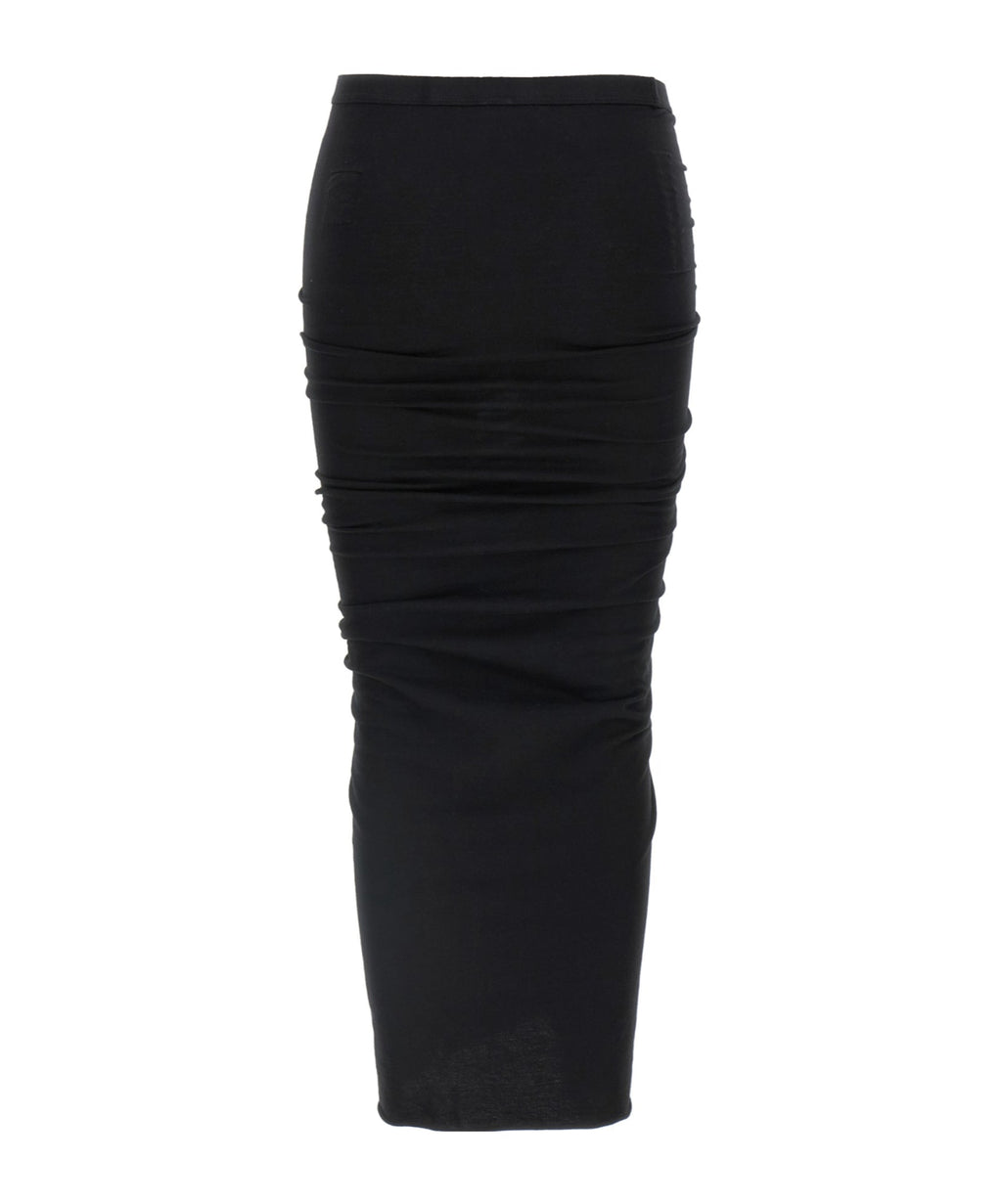 Rick Owens Soft Edfu Skirt - Black