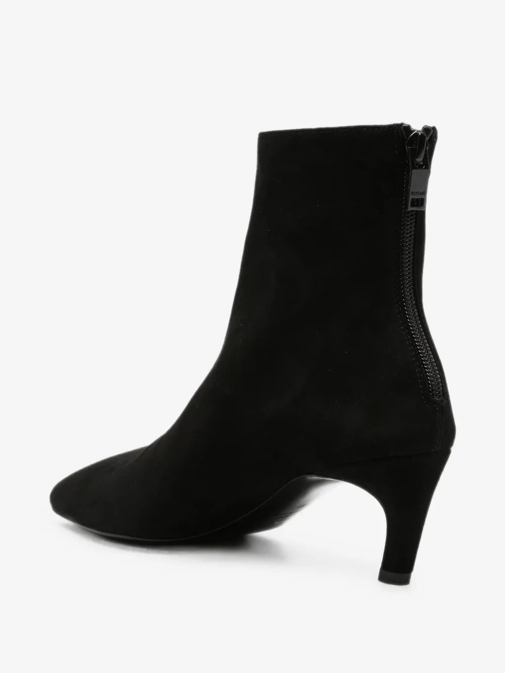 Totême Soft Suede Ankle Boots - Black