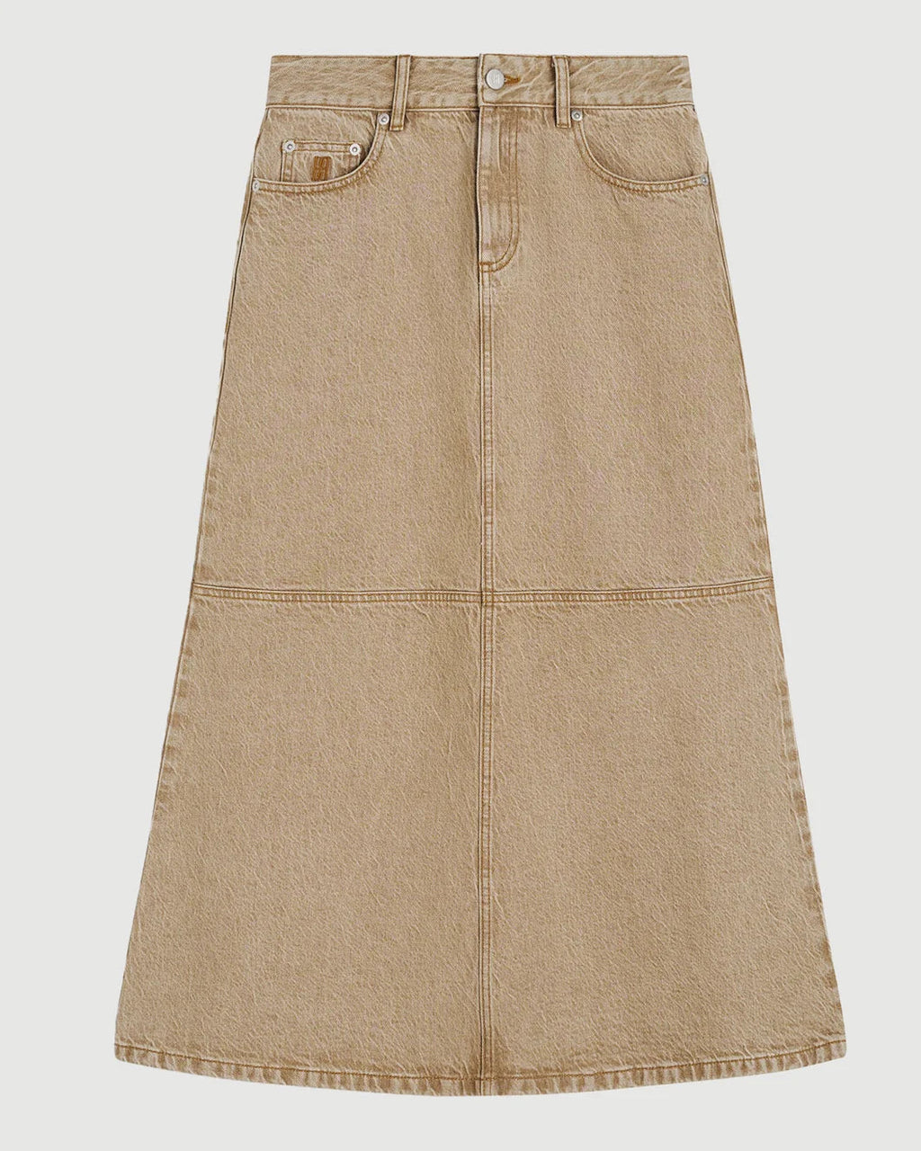 By Malene Birger Solene Denim Skirt - Brown