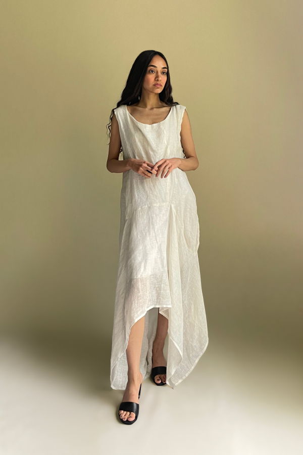 Solouk Drift Dress - White