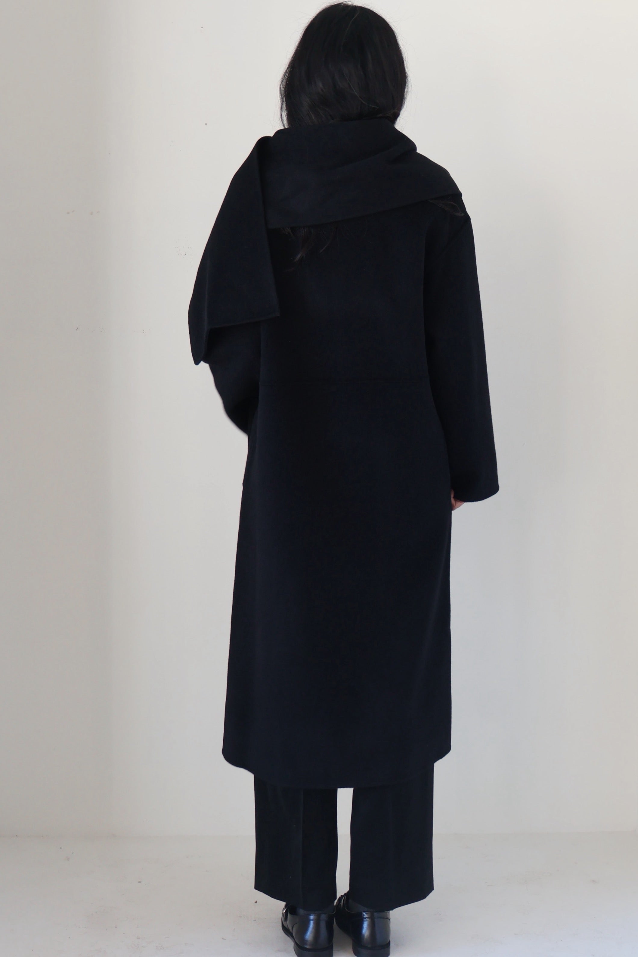 Sophie Rue Kole Wool-Cashmere Scarf Coat