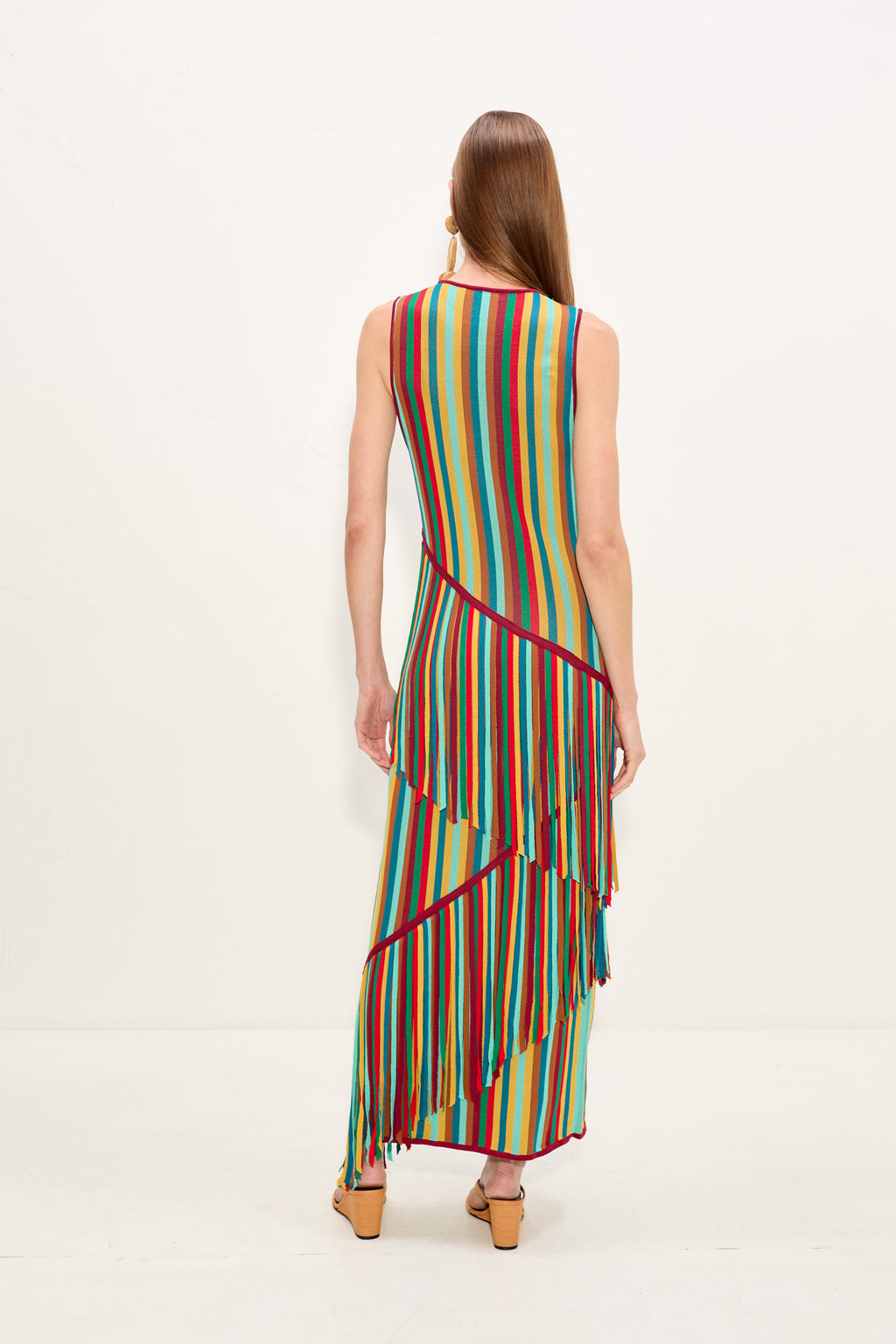 Simon Miller Spiral Knit Dress - Vibrant Multi Stripe