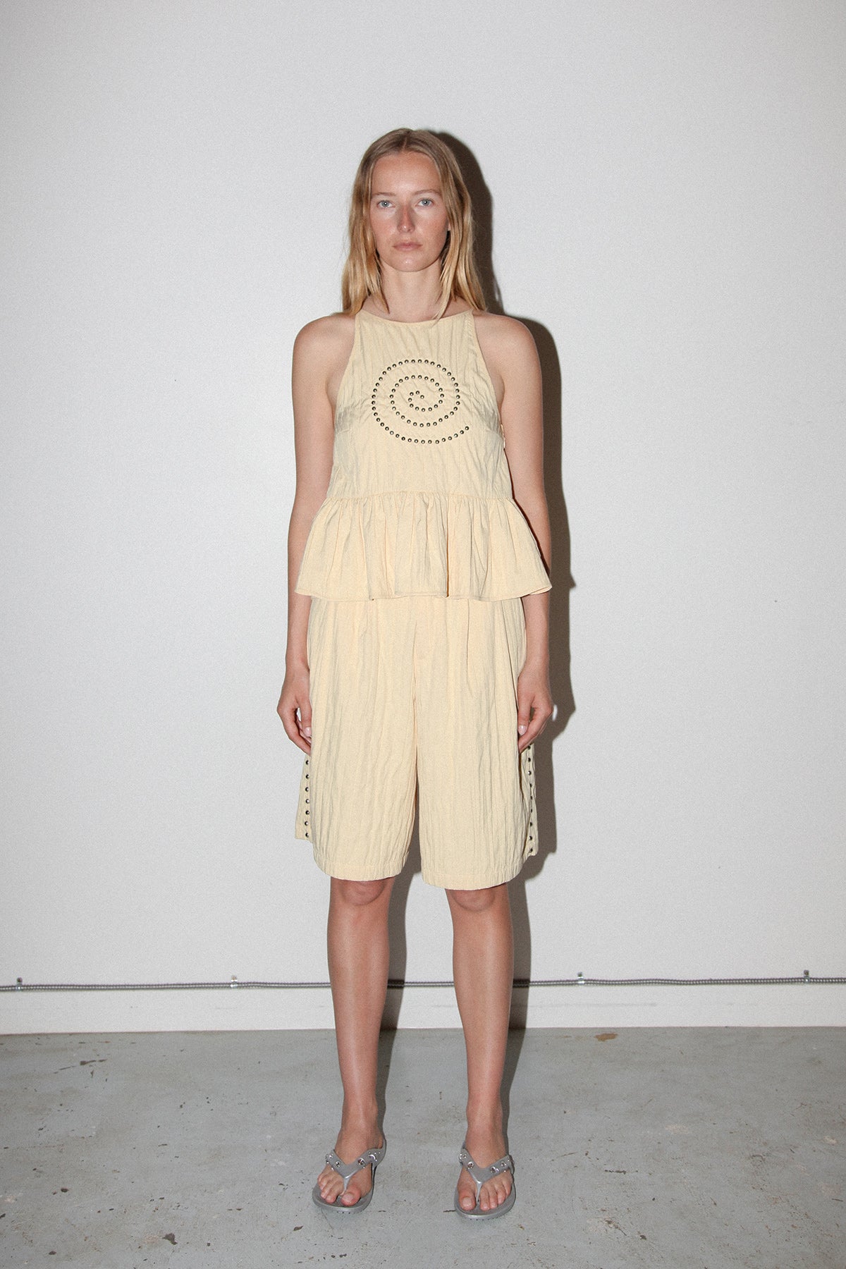 KkCo Spiral Punch Top - Butter
