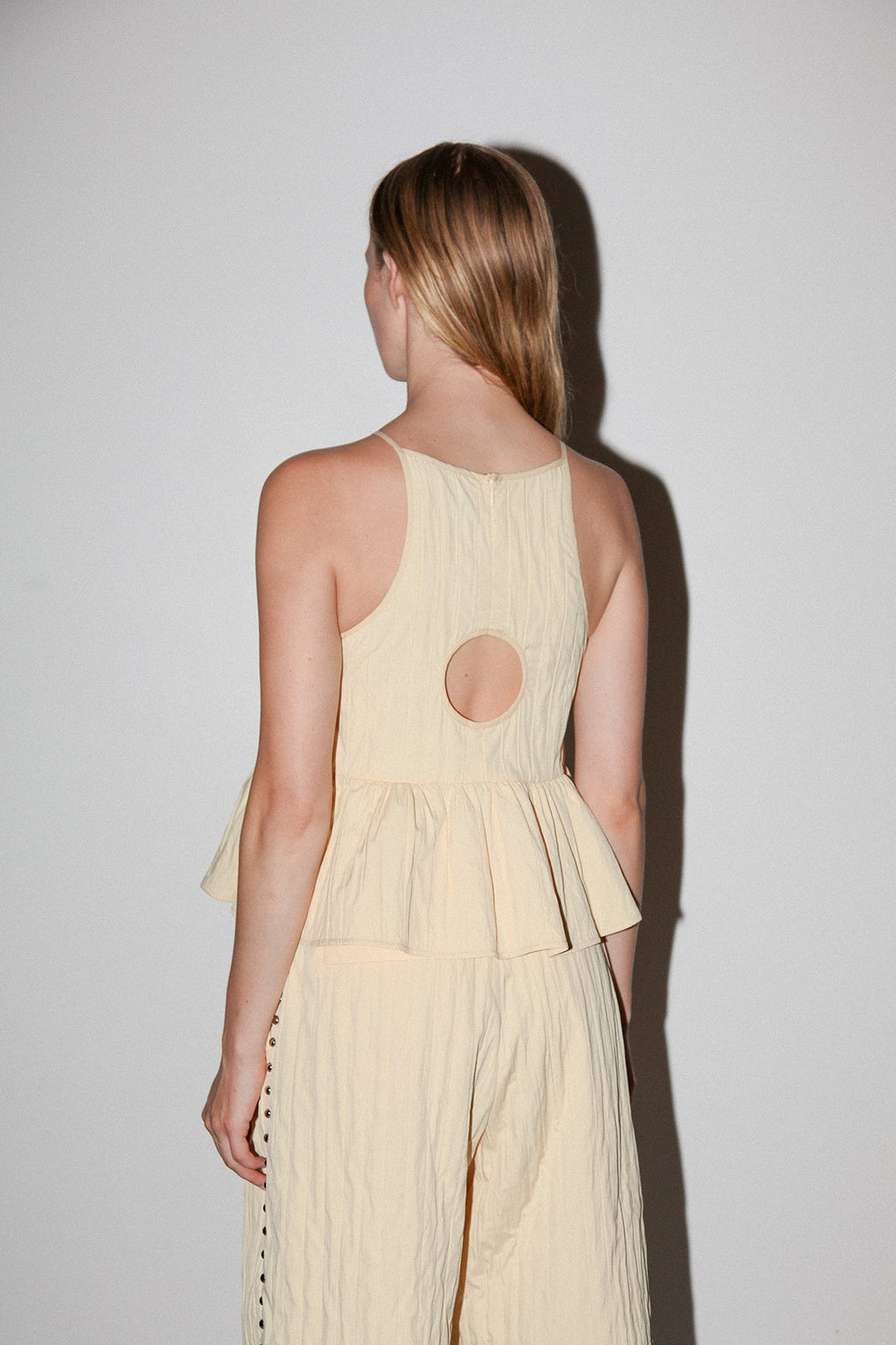 KkCo Spiral Punch Top - Butter