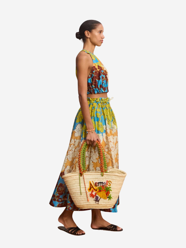 ALÉMAIS Splice Midi Skirt
