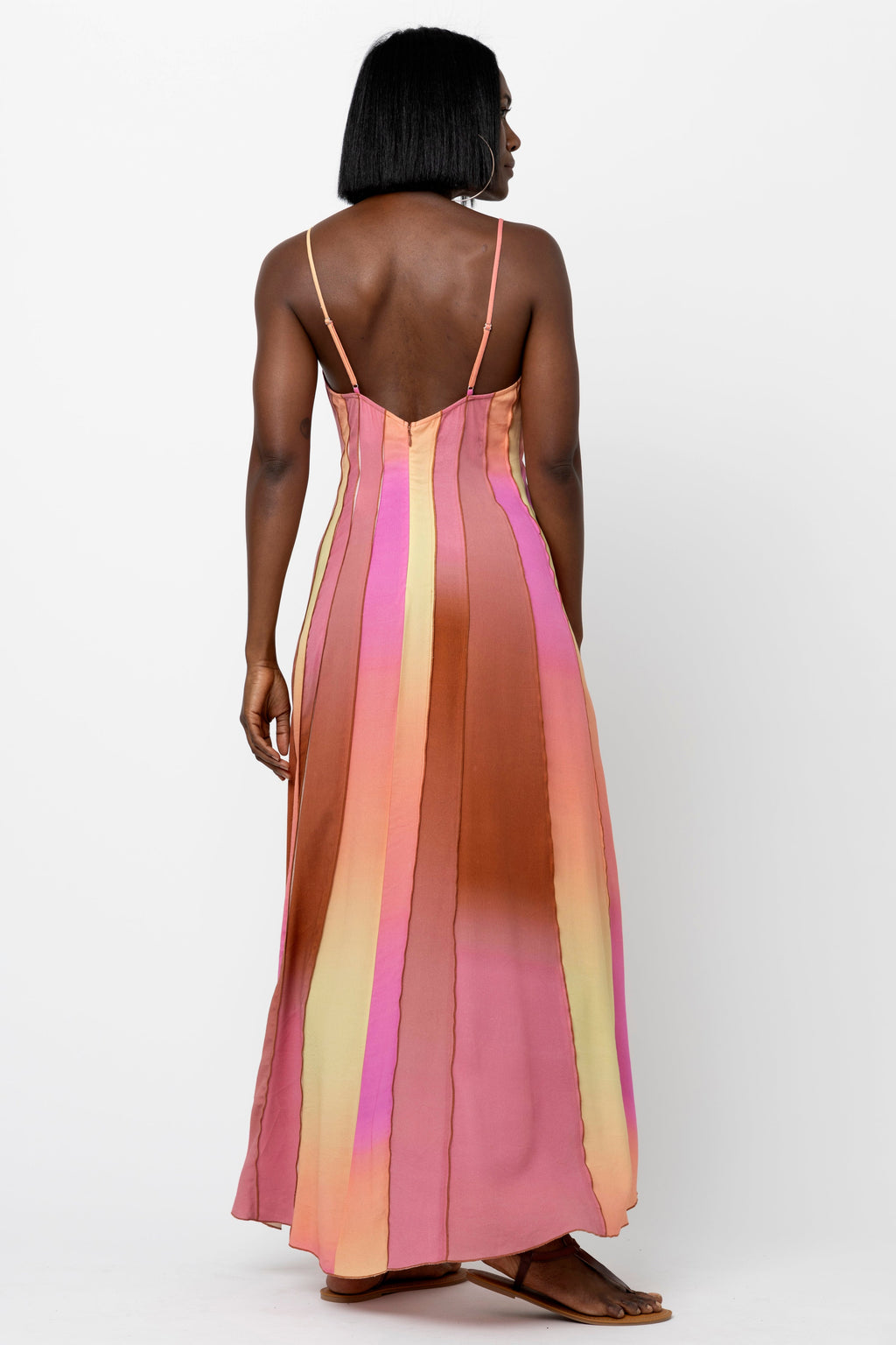 Hope For Flowers by Tracy Reese Spliced Maxi Slip Dress - Ombre