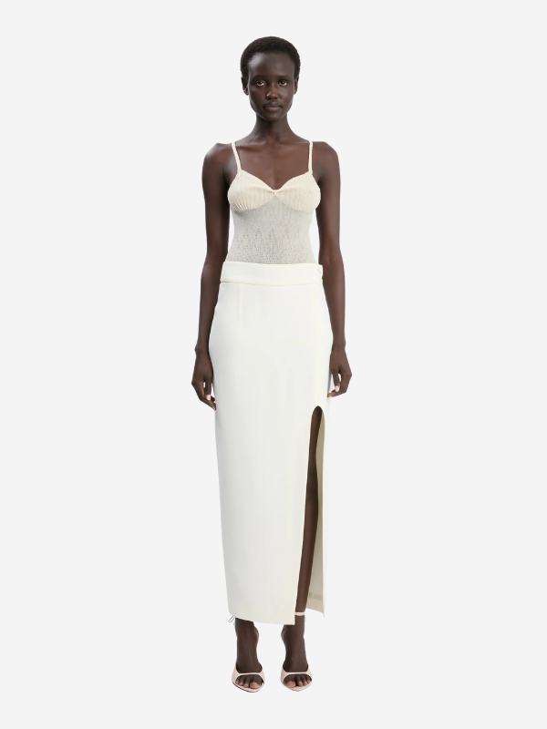 Victoria Beckham Split Detail Skirt
