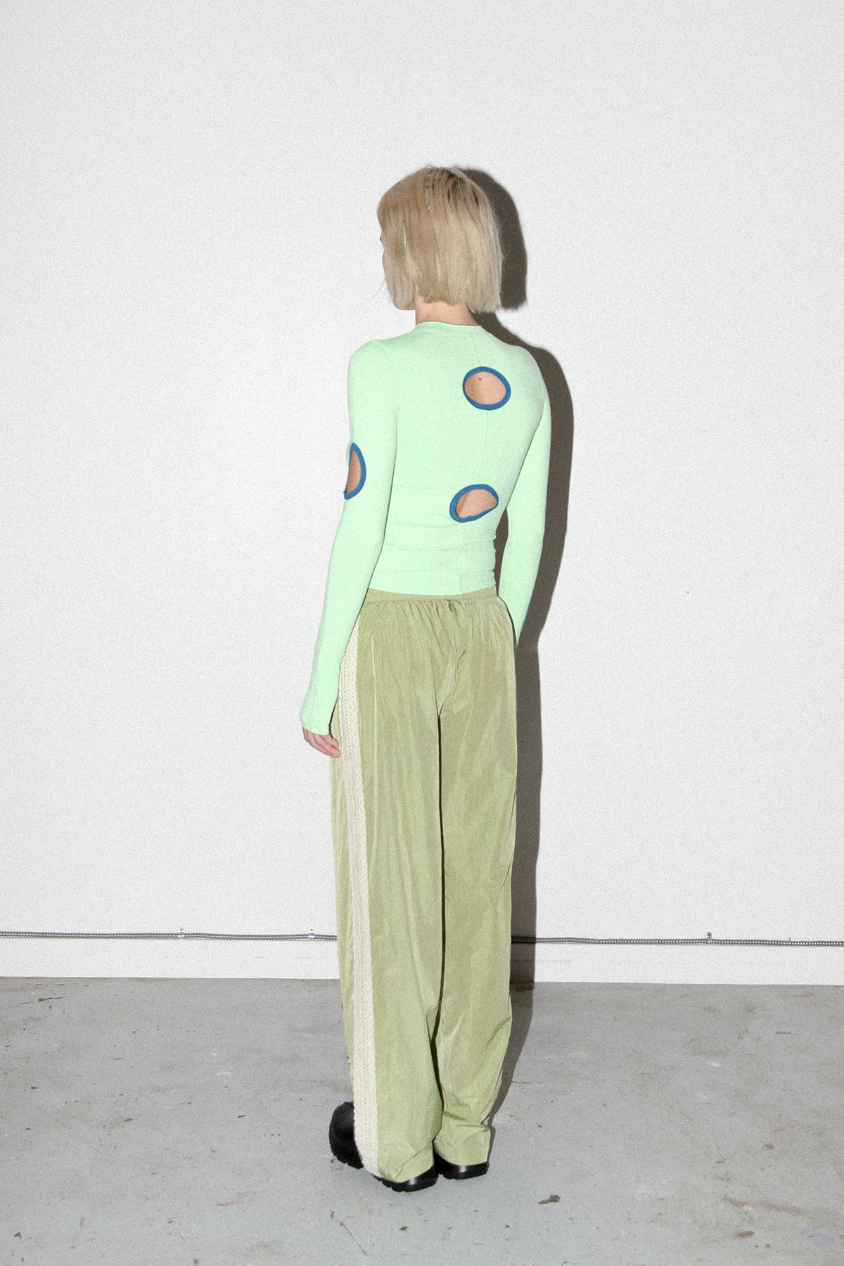 KkCo Split Track Pant - Algae