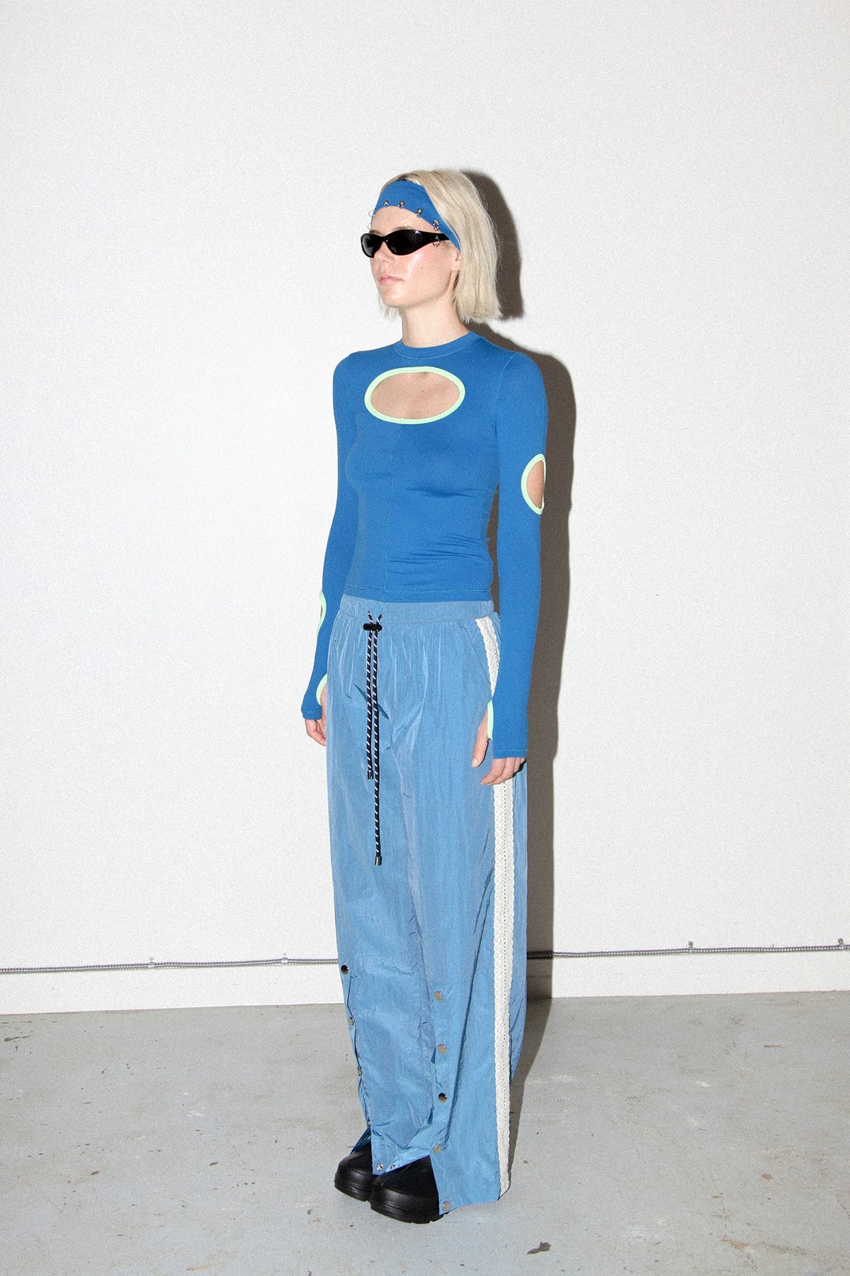 KkCo Split Track Pant - Lake