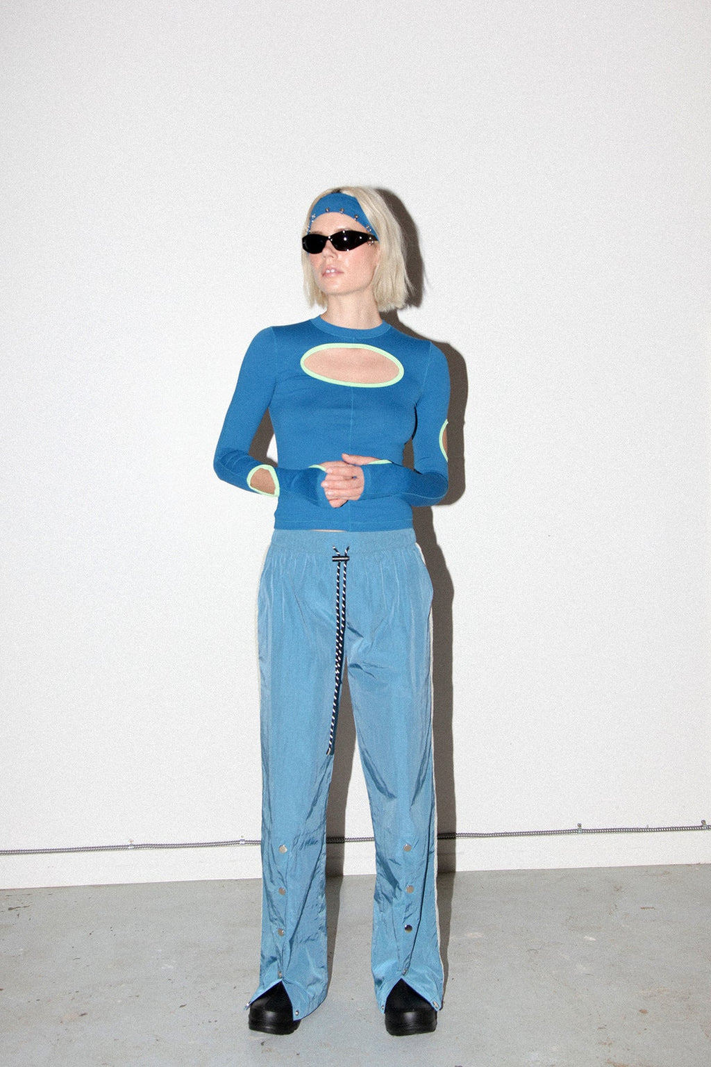 KkCo Split Track Pant - Lake