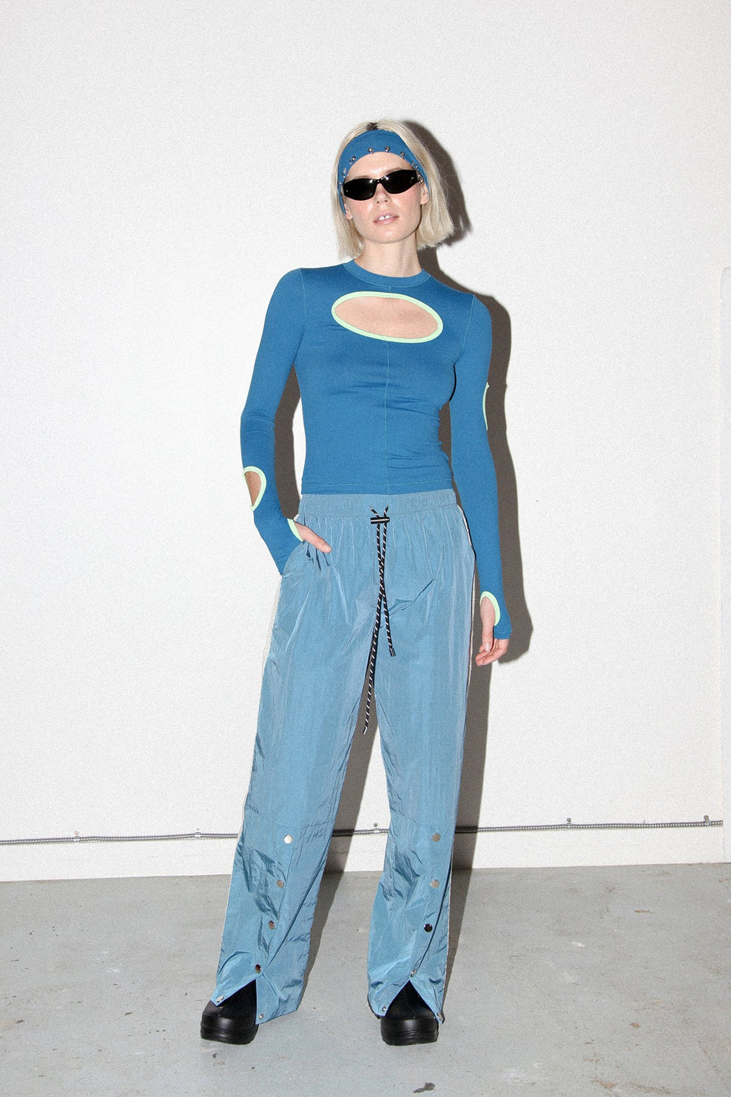 KkCo Split Track Pant - Lake