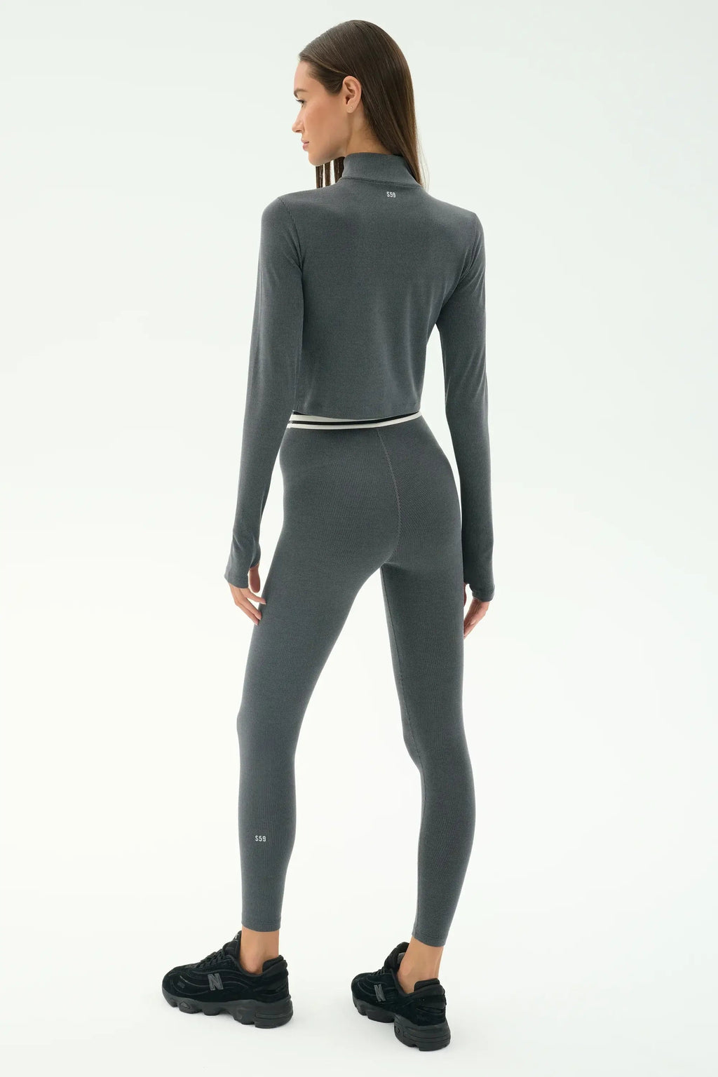 Splits59 Stevie Active Rib Half Zip Top