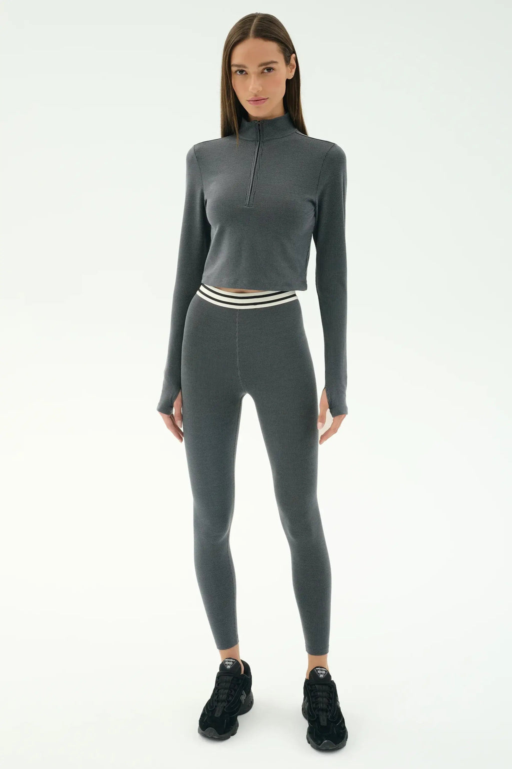 Splits59 Stevie Active Rib Half Zip Top