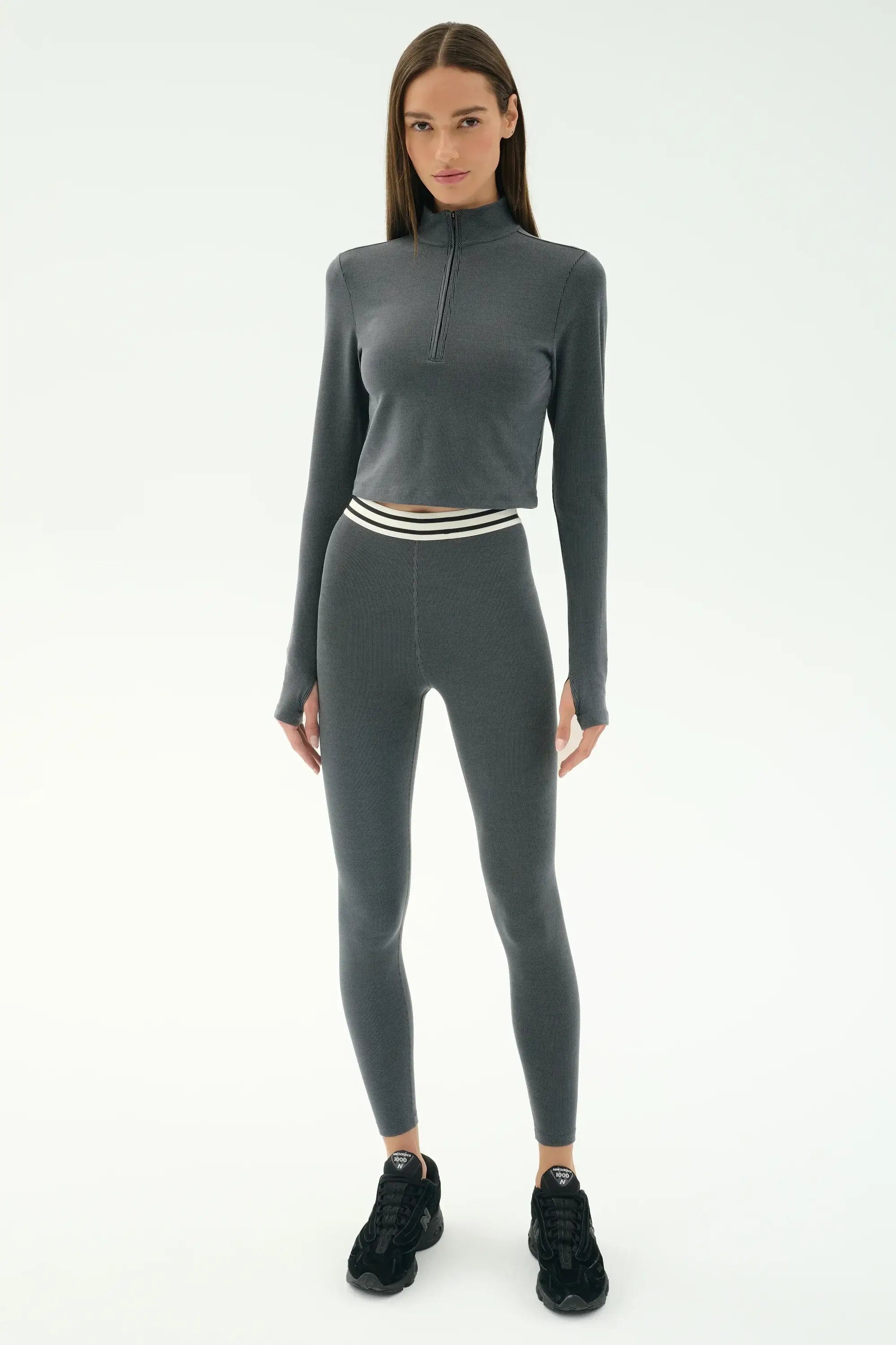 Splits59 Stevie Active Rib Half Zip Top