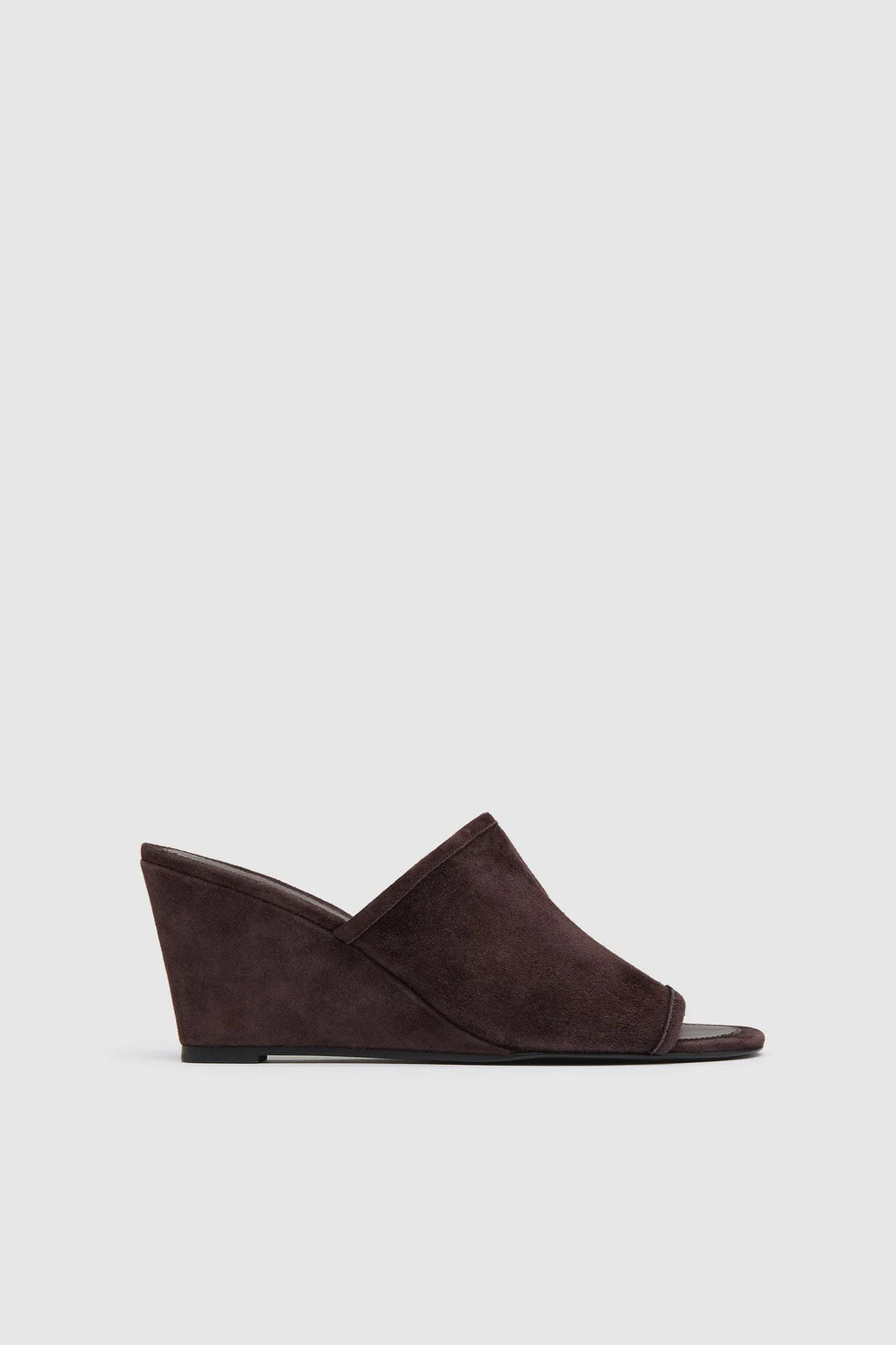 St. Agni Suede Bandeau Wedge Mules