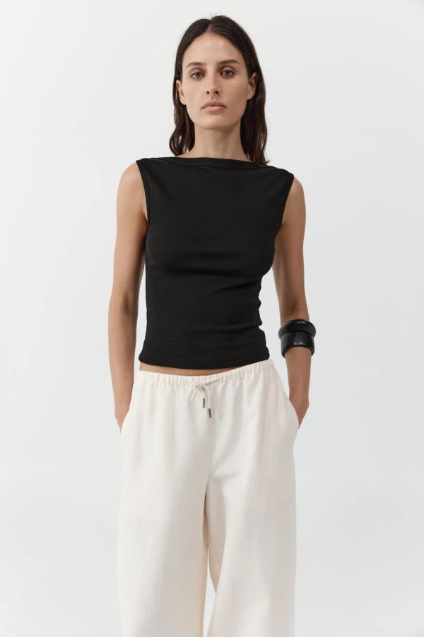 St. Agni Organic Cotton Ballerina Top