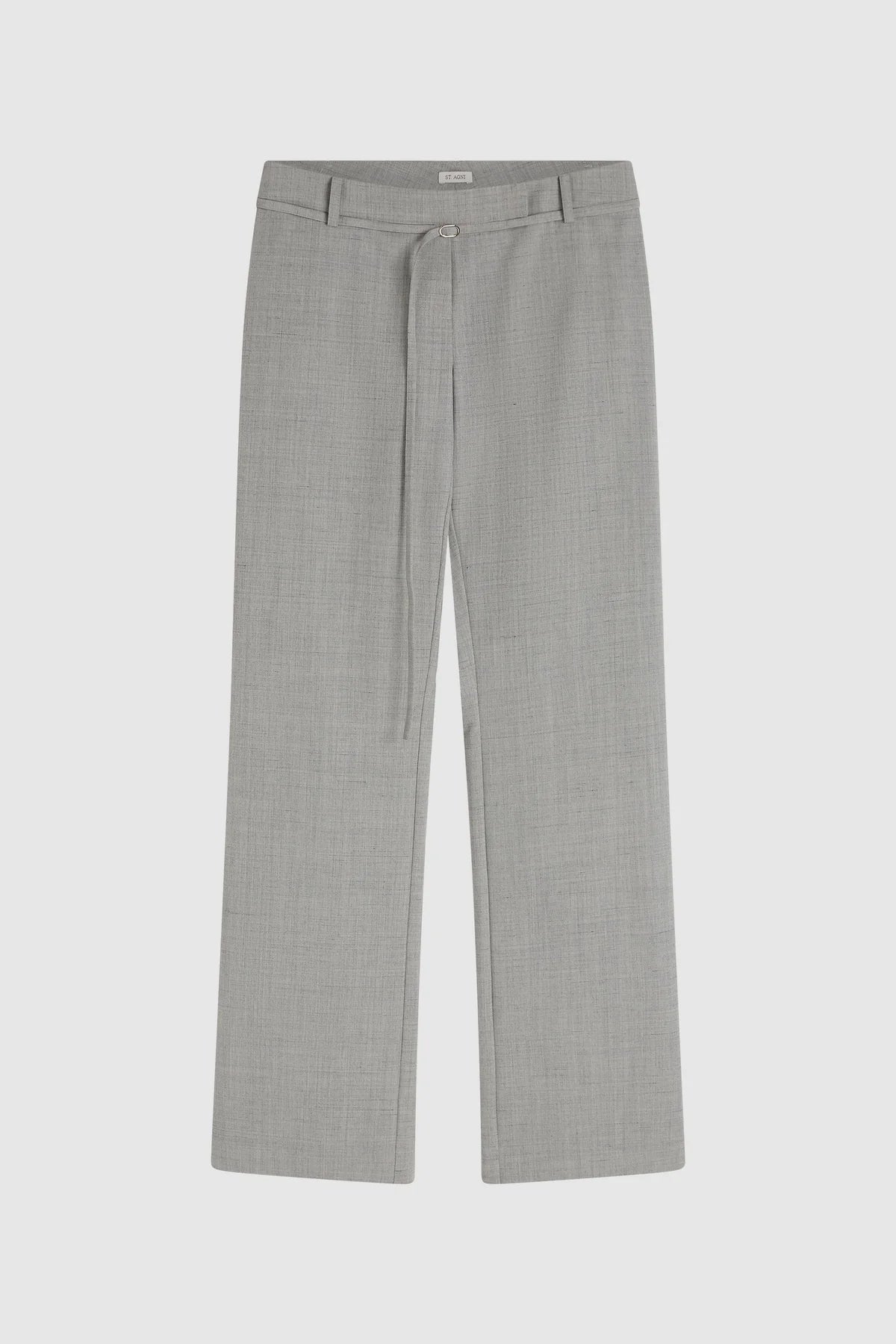 St. Agni 90s Belt Minimal Pants - Concrete