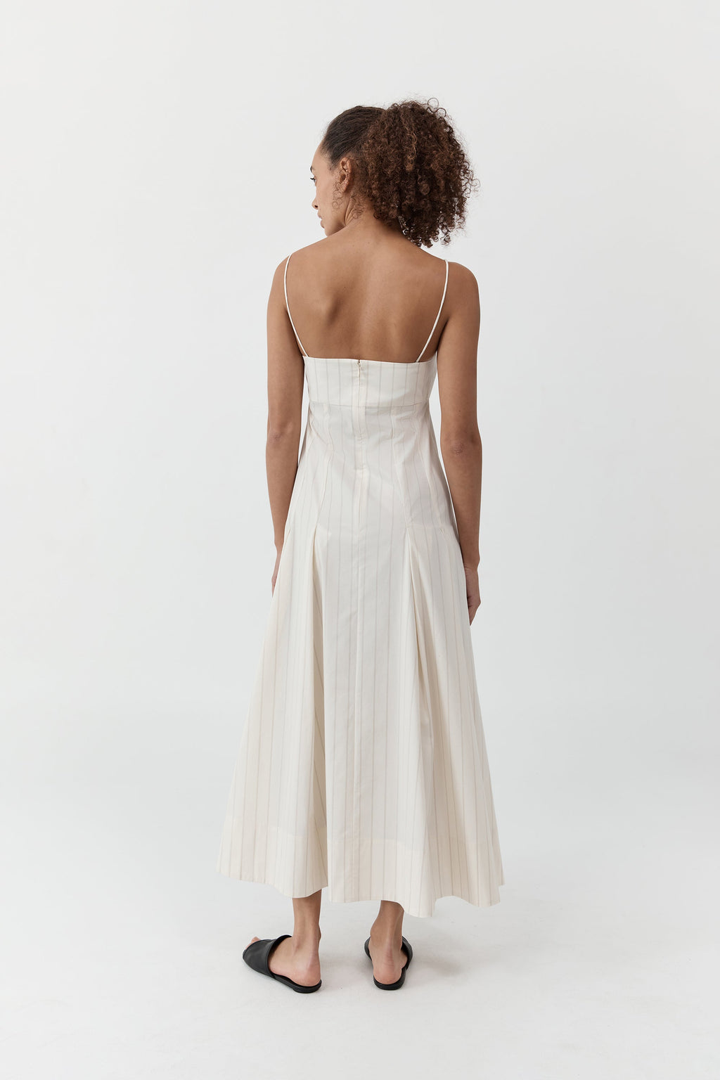 St. Agni Everyday Cotton Pleat Dress