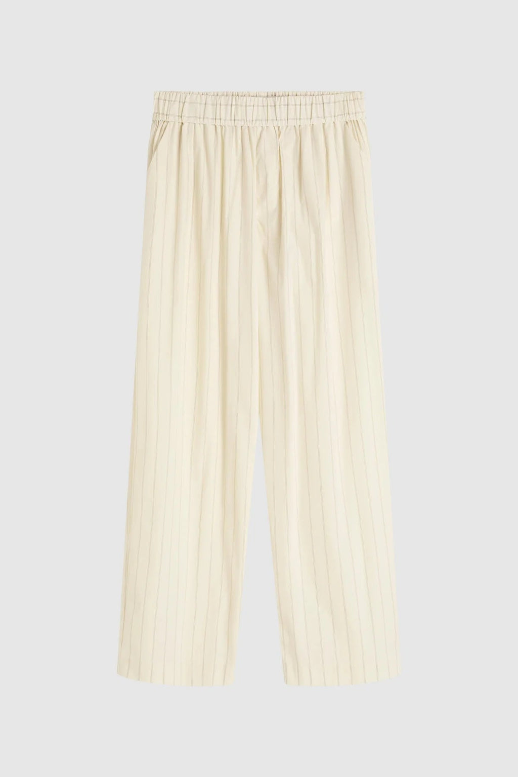 St. Agni Everyday Relaxed Pant - Ecru Stripe