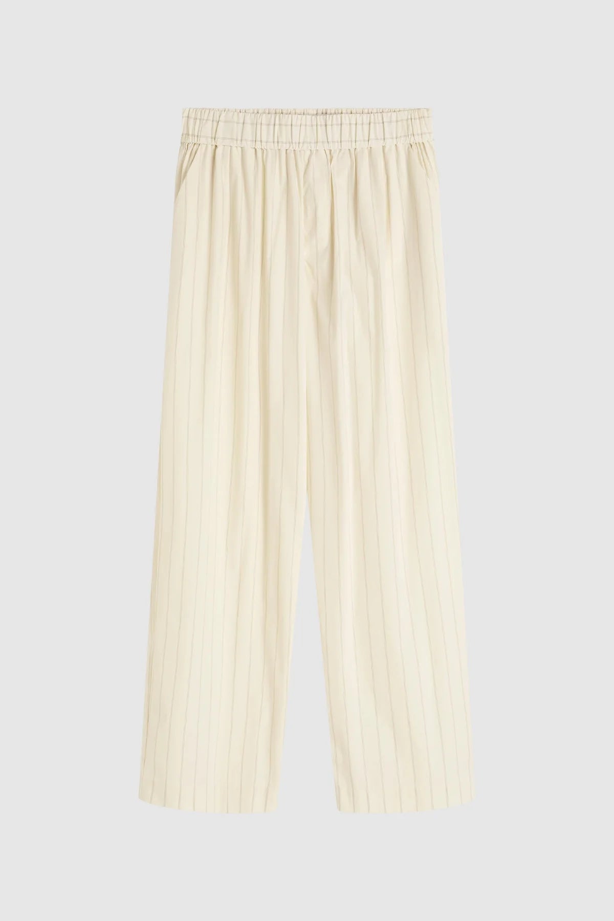 St. Agni Everyday Relaxed Pant - Ecru Stripe