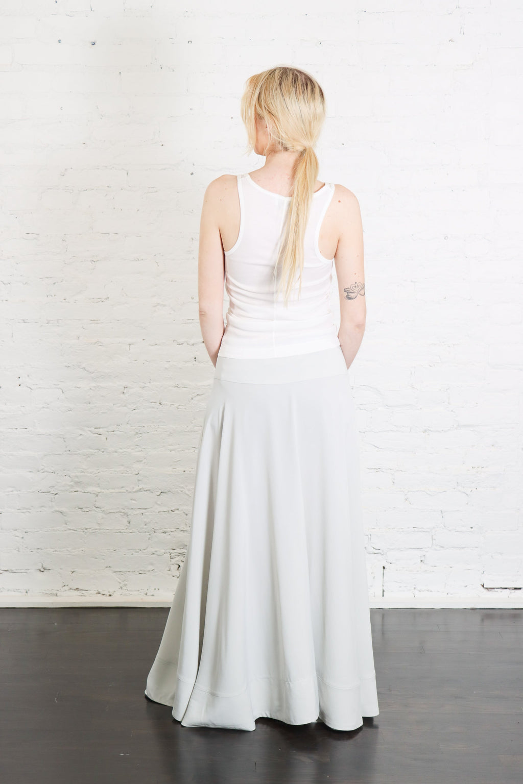 St. Agni Fluid Circle Hem Skirt