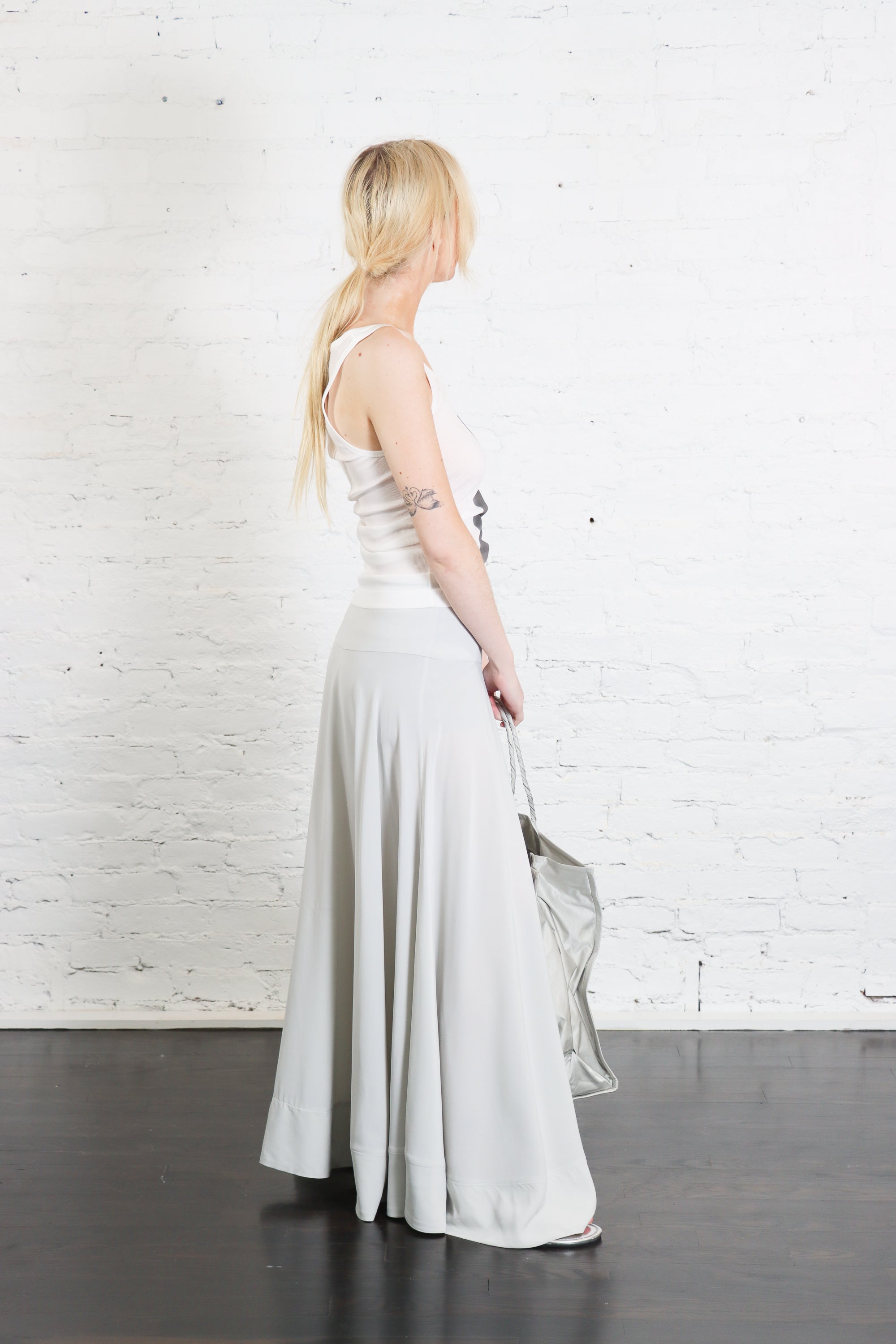 St. Agni Fluid Circle Hem Skirt