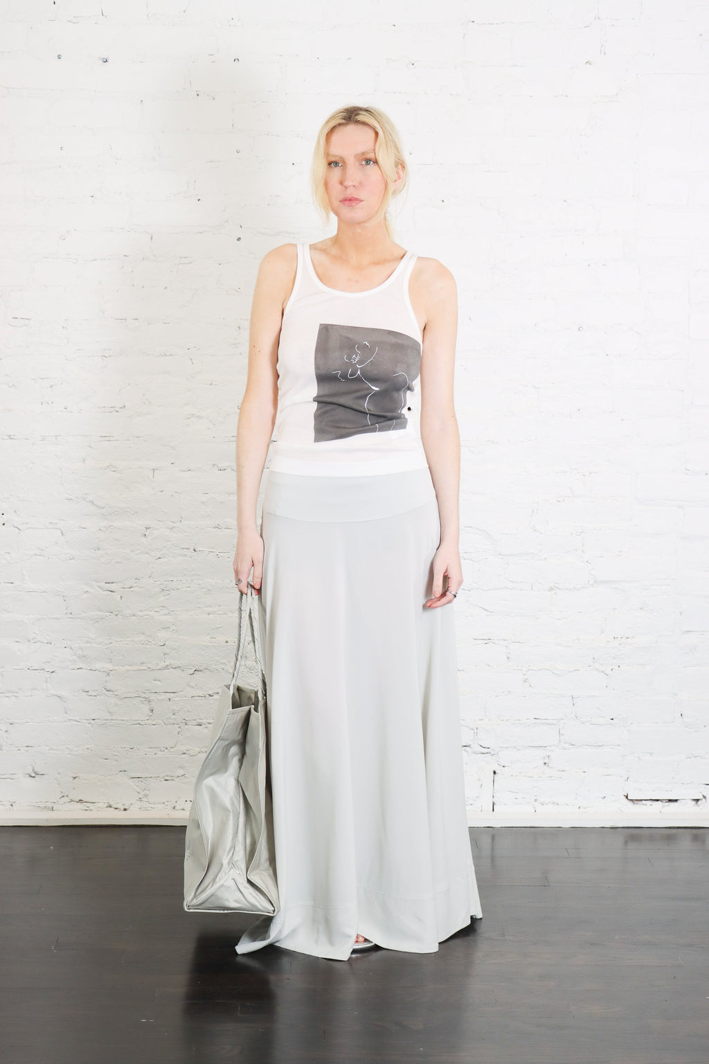 St. Agni Fluid Circle Hem Skirt