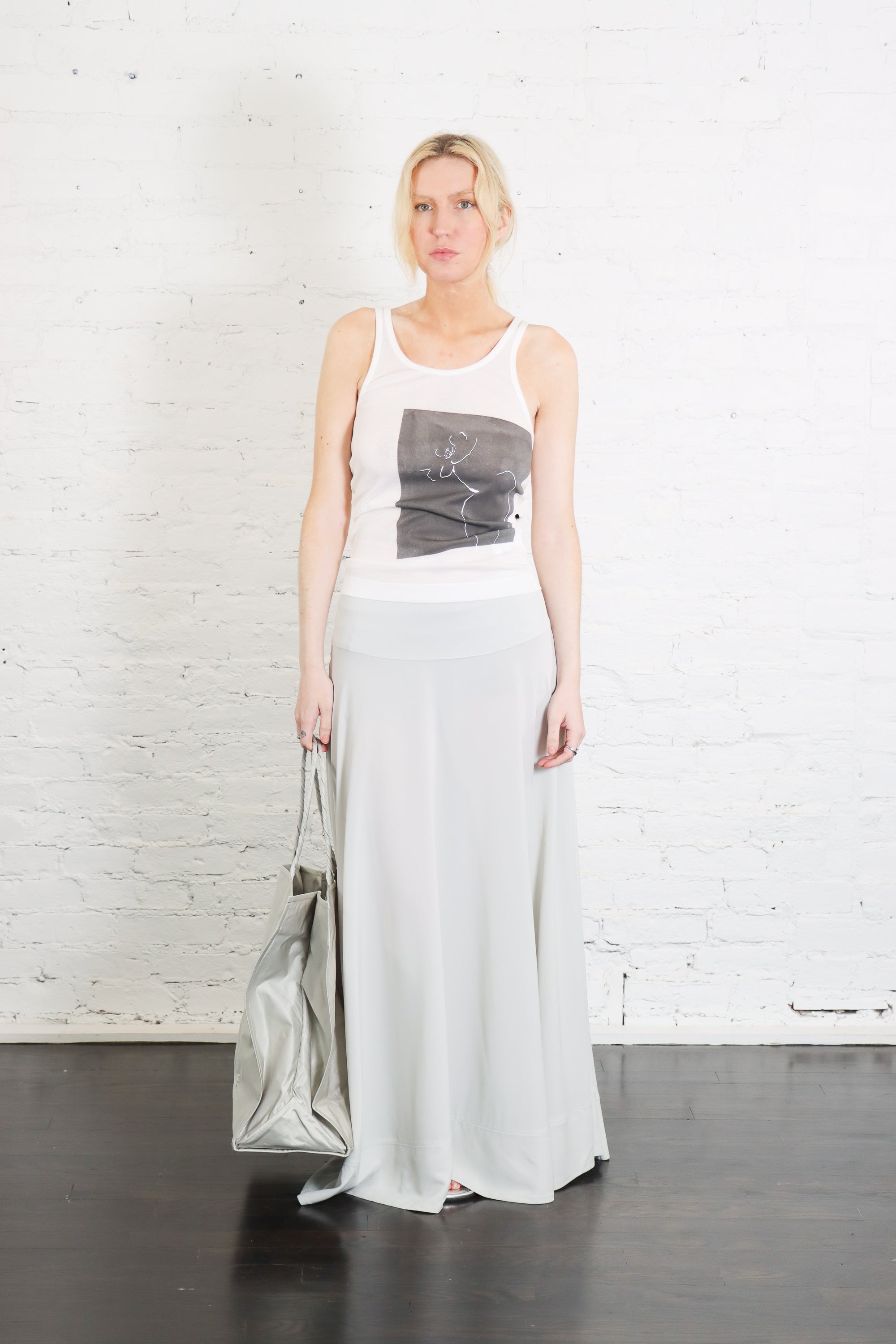 St. Agni Fluid Circle Hem Skirt