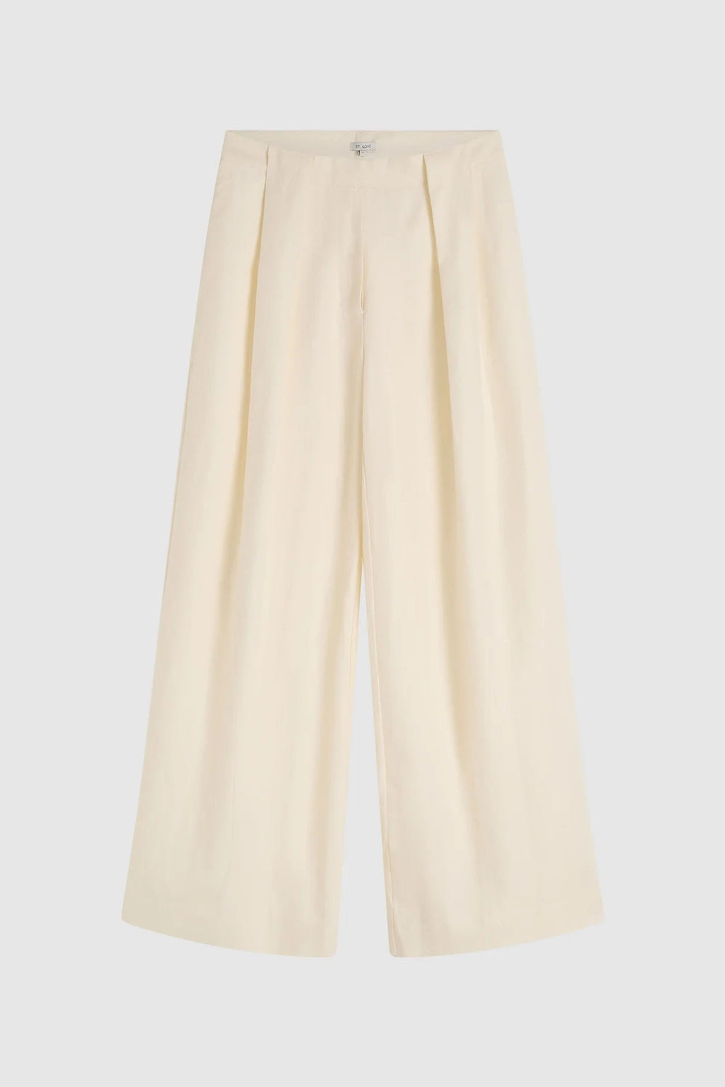 St. Agni Pleat Loop Pants - Ivory
