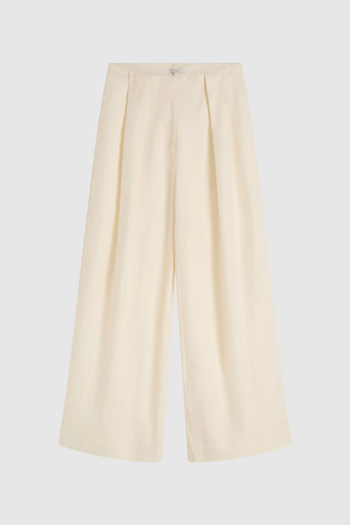 St. Agni Pleat Loop Pants - Ivory