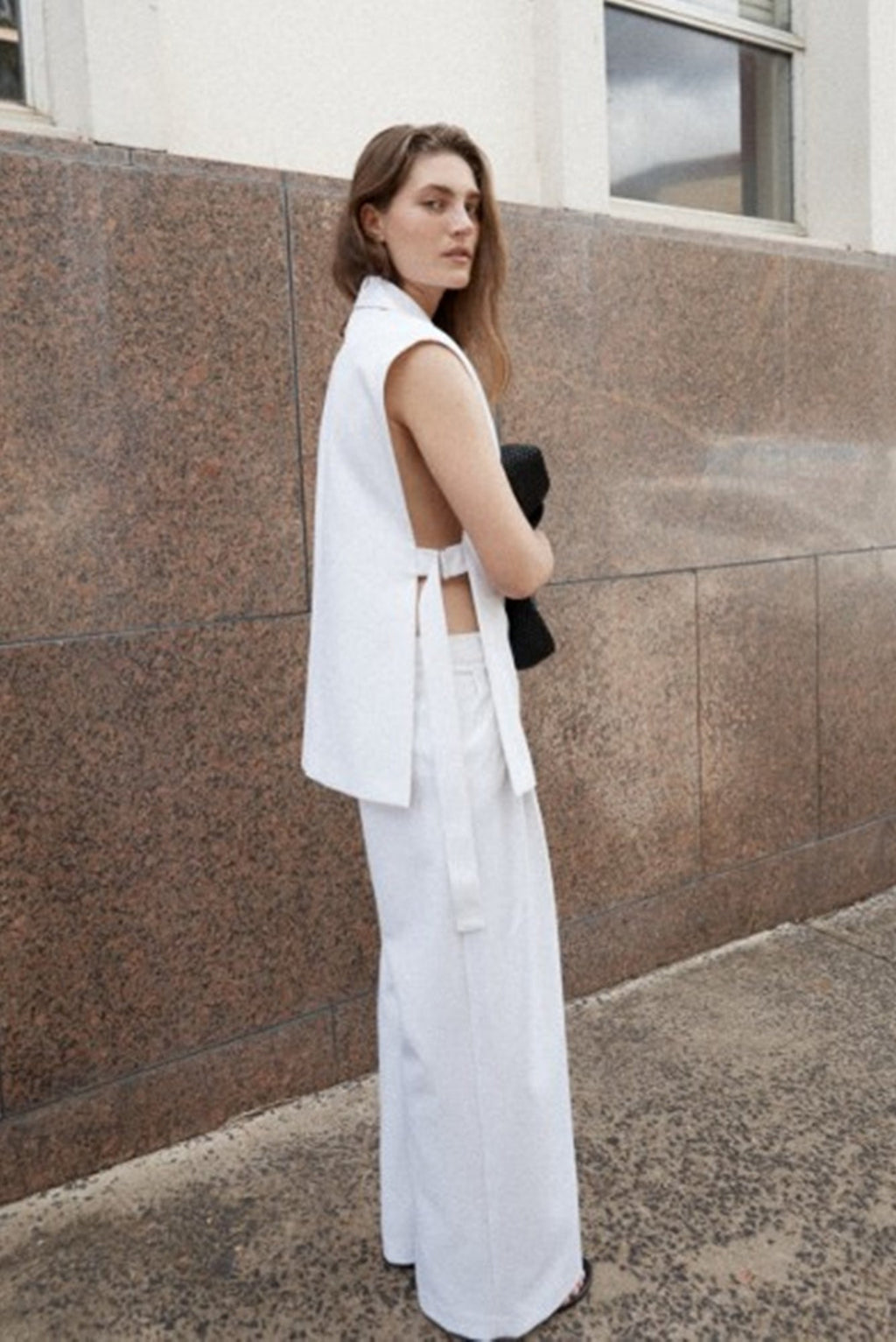 St. Agni Relaxed Side Tie Vest
