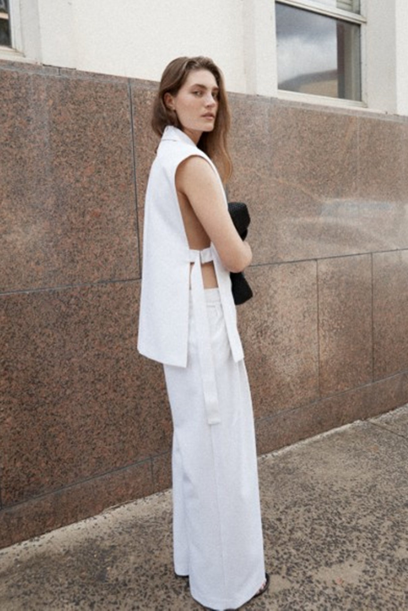St. Agni Relaxed Side Tie Vest