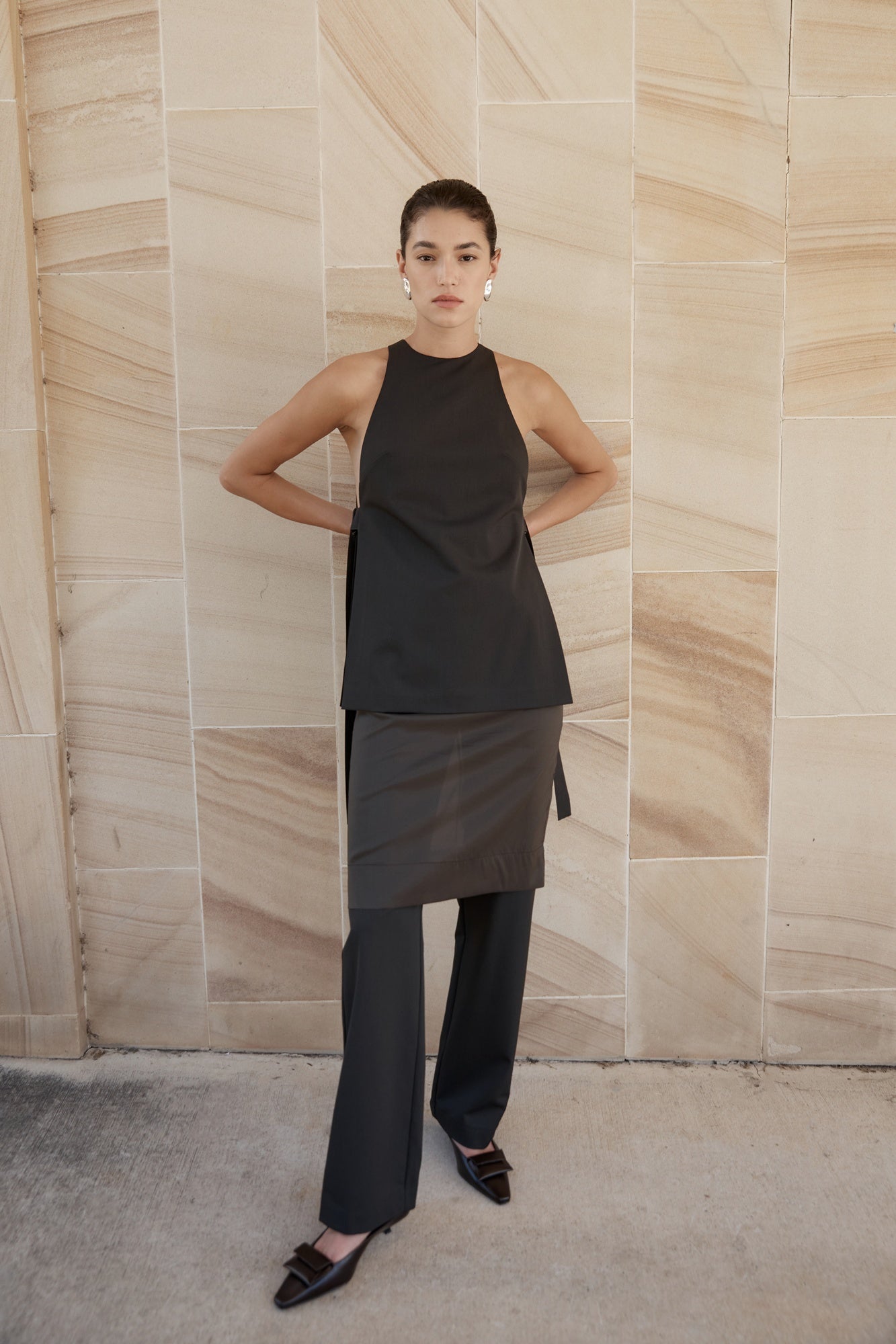 St. Agni Side Tie Top