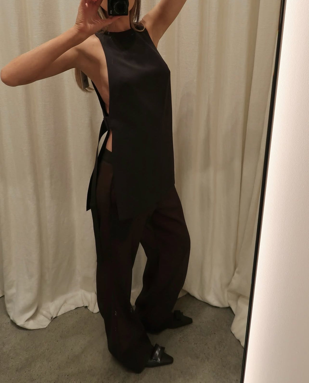 St. Agni Side Tie Top