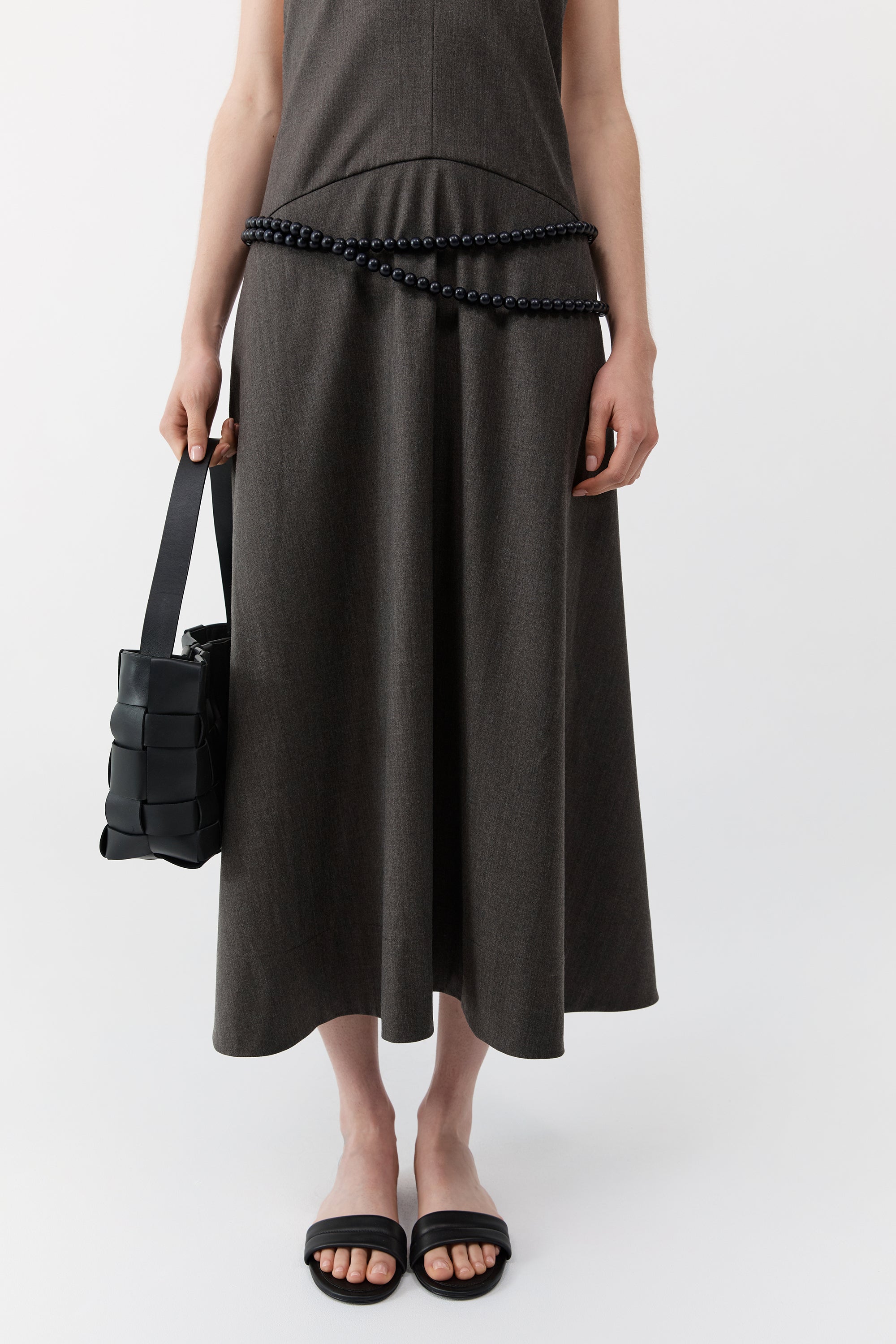 St. Agni Woven Mini Tote - Black