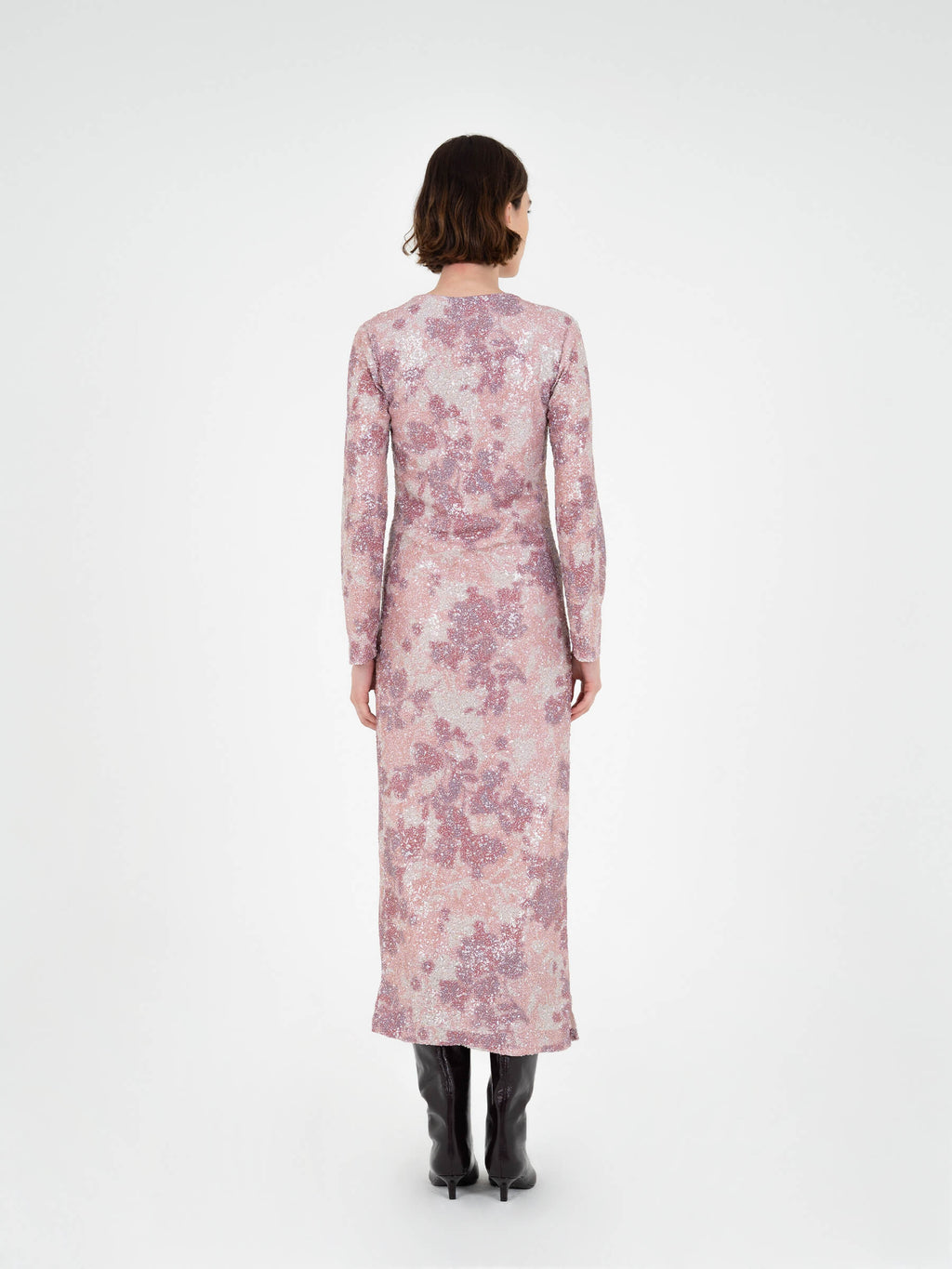 Carmensays Star Printed Sequin Dress