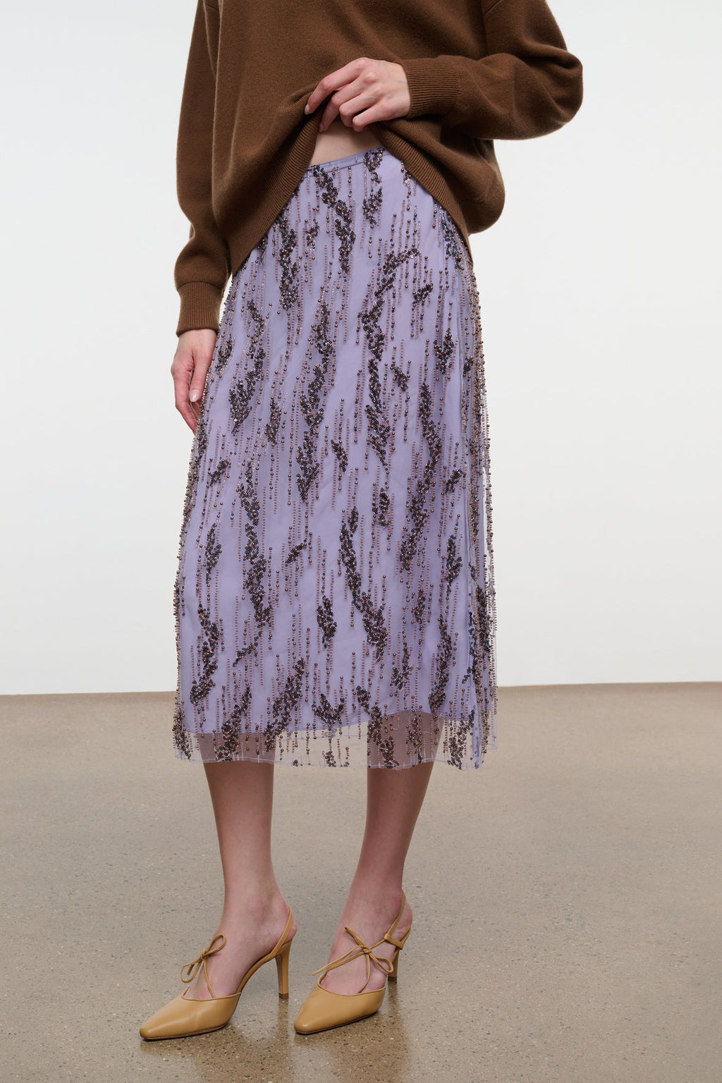 Staud Aviva Skirt - Lilac