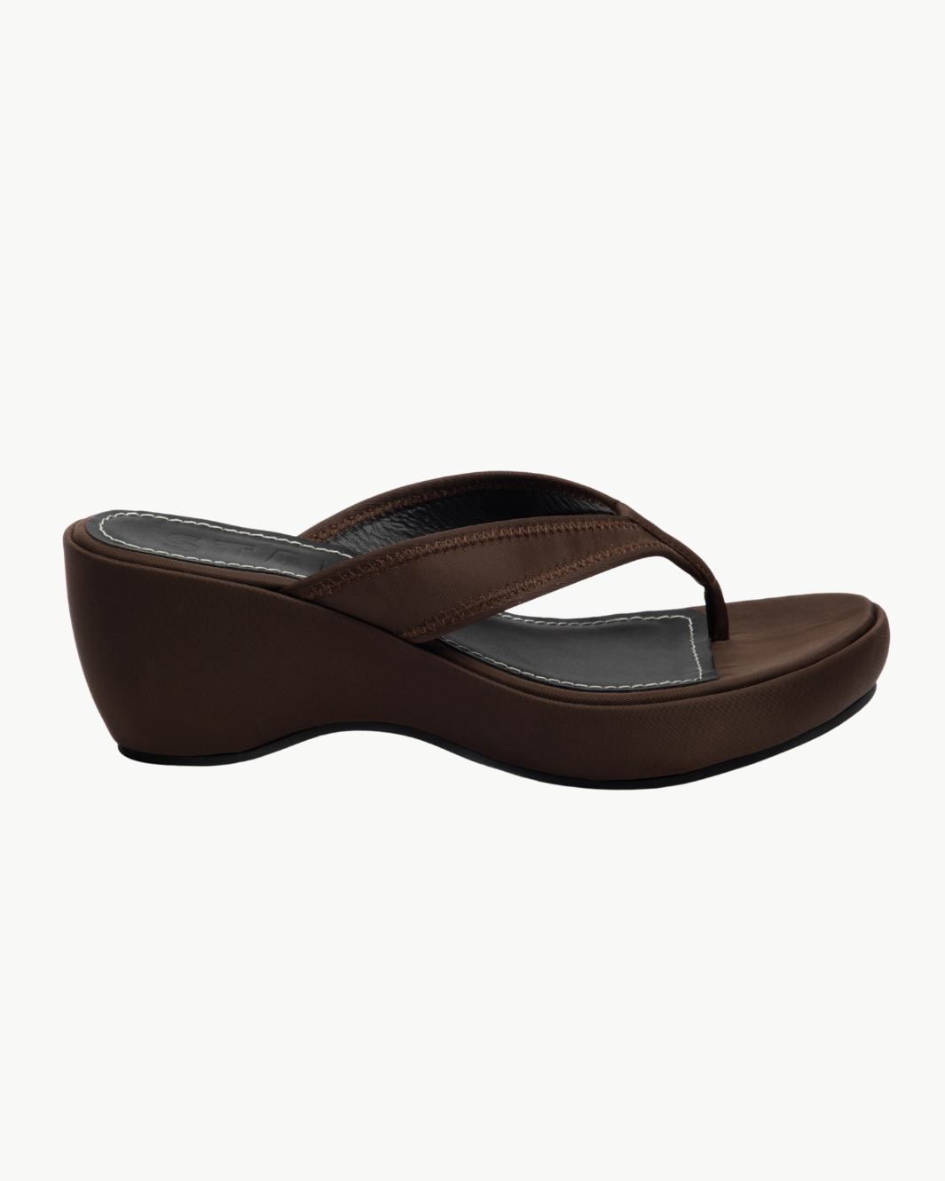 Staud Remy Thong Wedge Sandals - Espresso