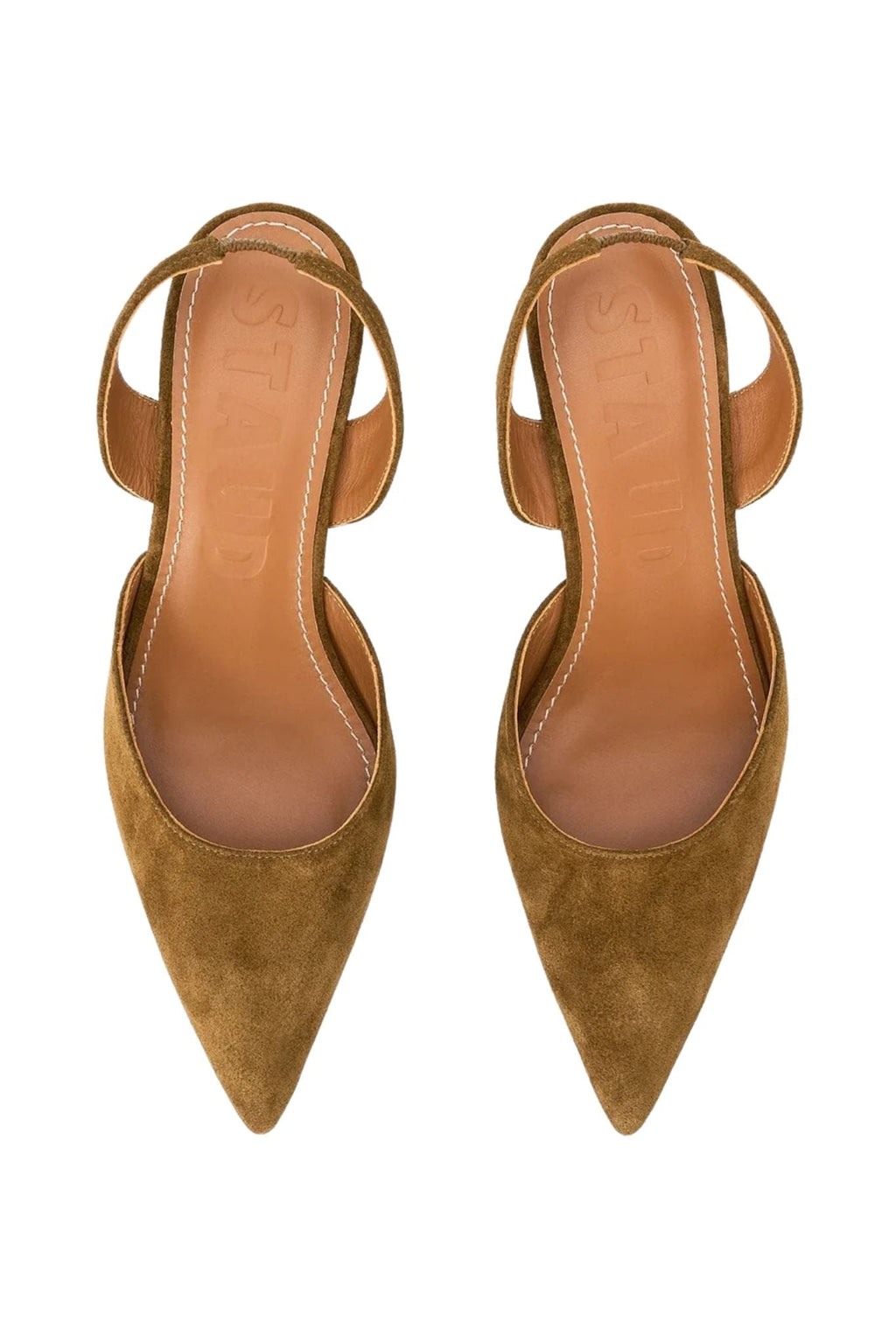 Staud Sebastian Slingback Heel - Cigar