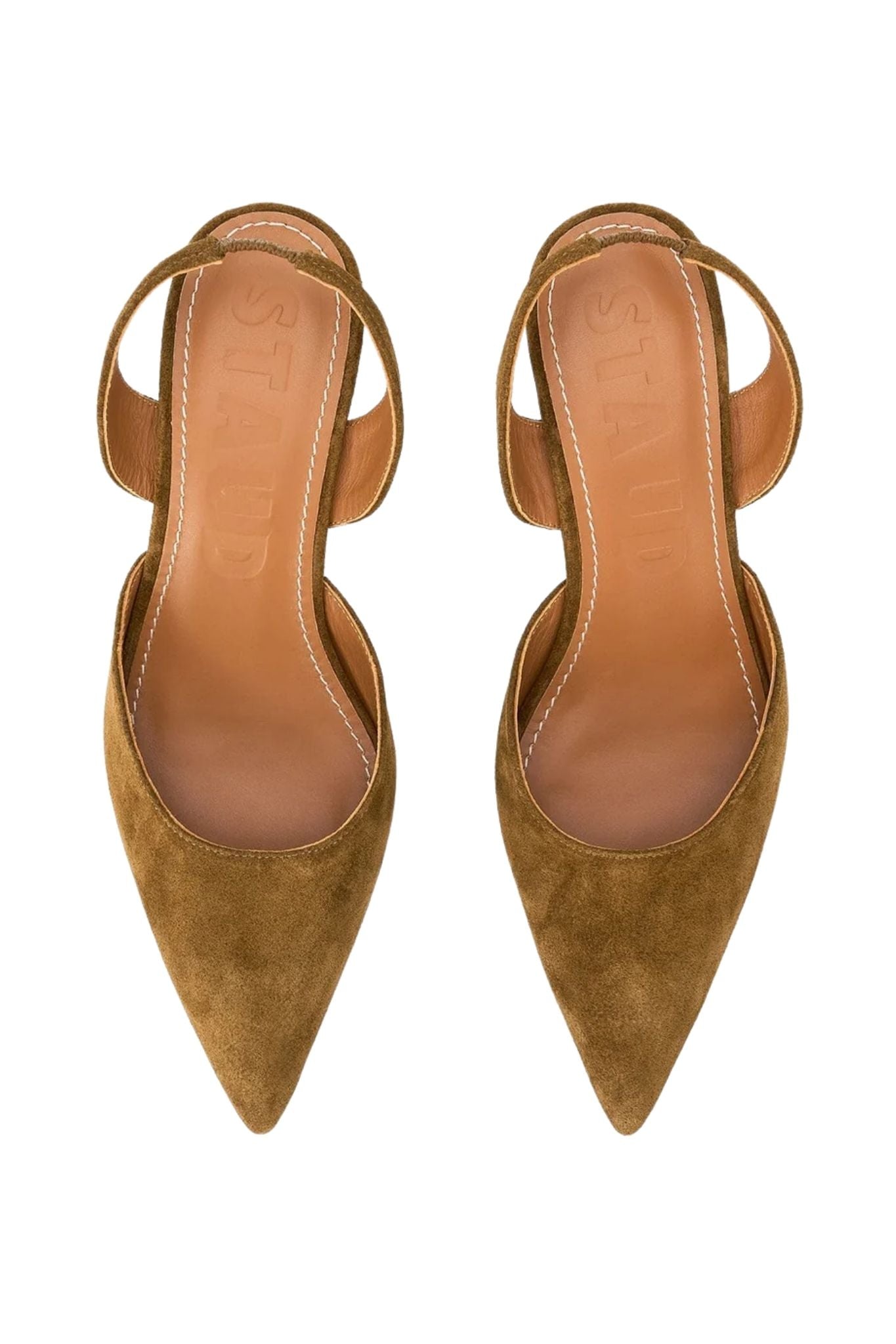 Staud Sebastian Slingback Heel - Cigar